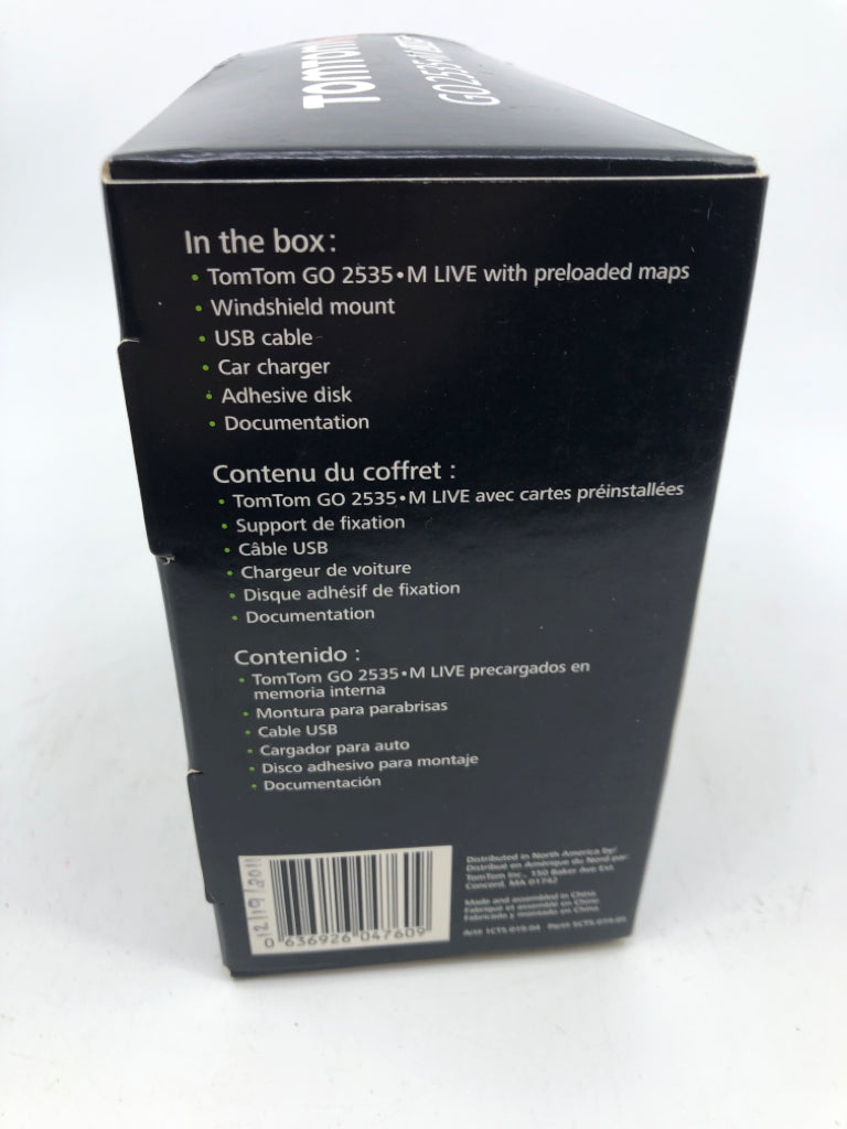 NIB TOMTOM GO LIVE 2535-M NAVIGATION SYSTEM