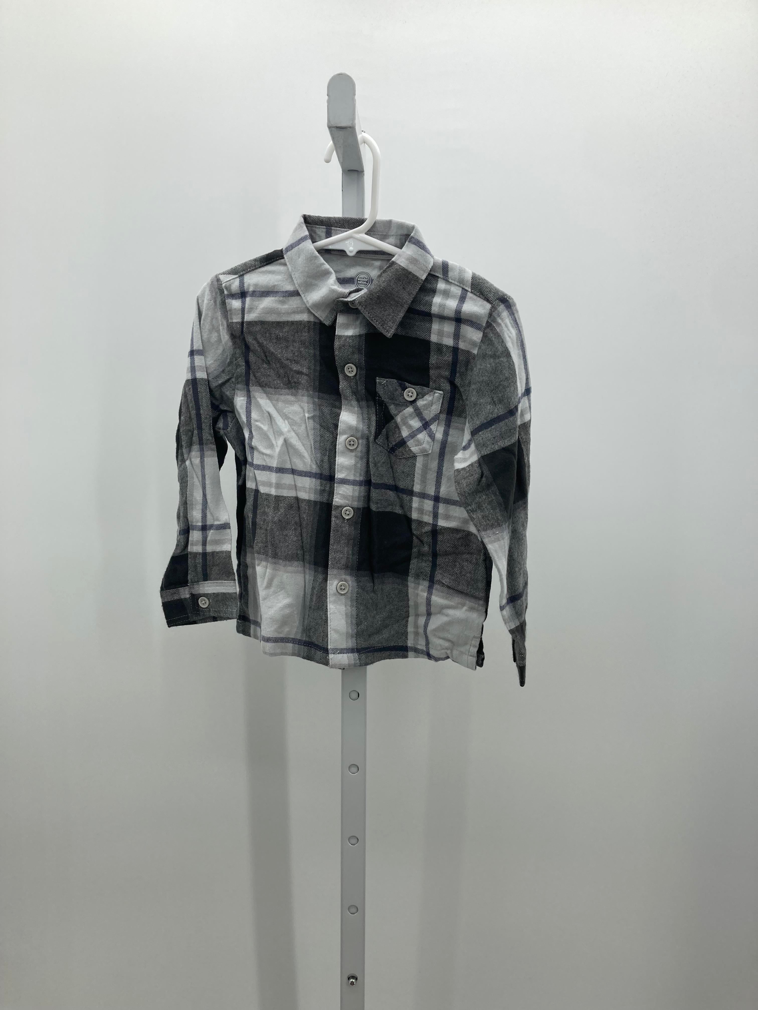 PLAID BTN DOWN