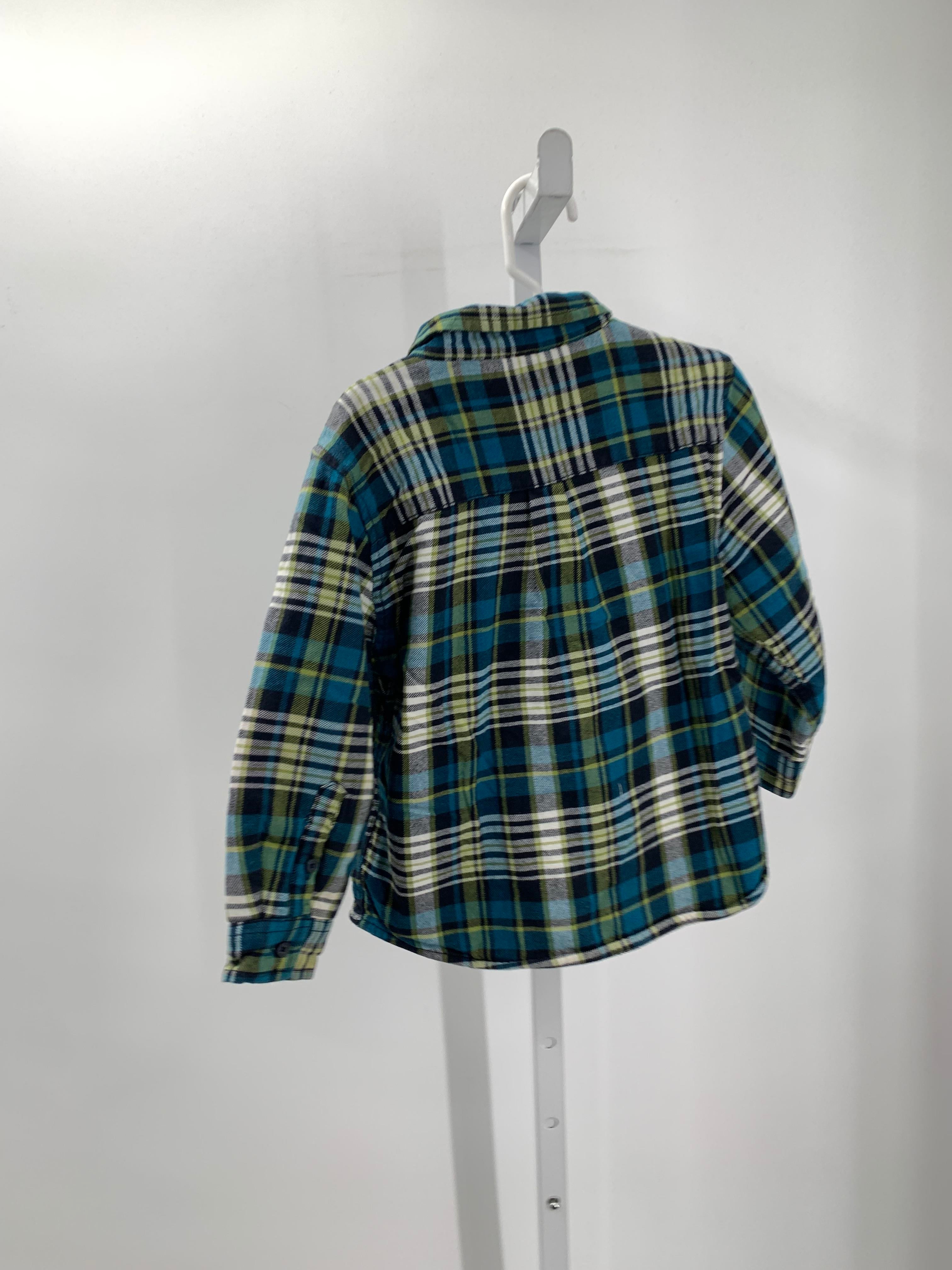 GREEN PLAID BTN DOWN