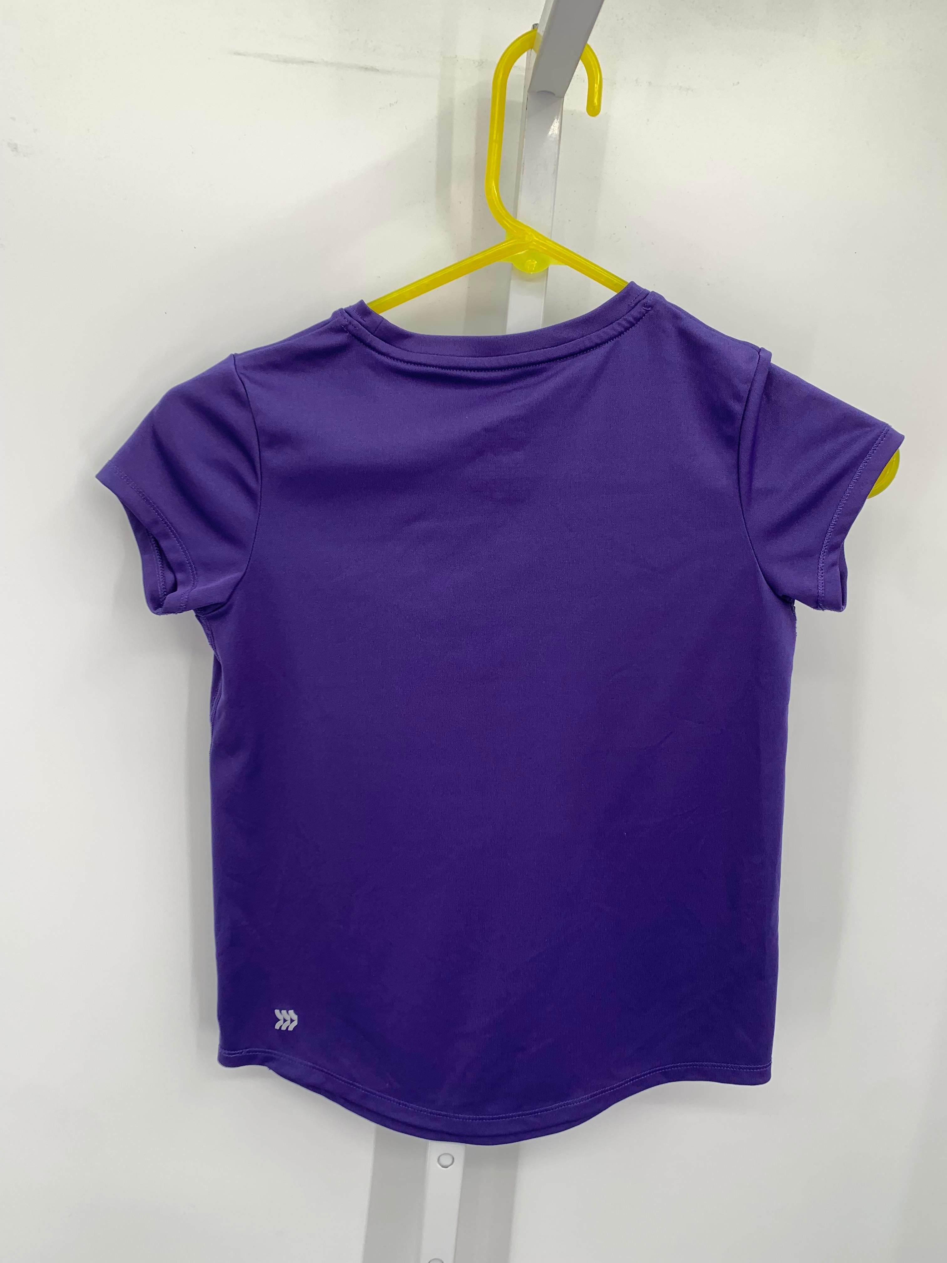 All In Motion Size 7-8 Girls Short Sleeve Shirt