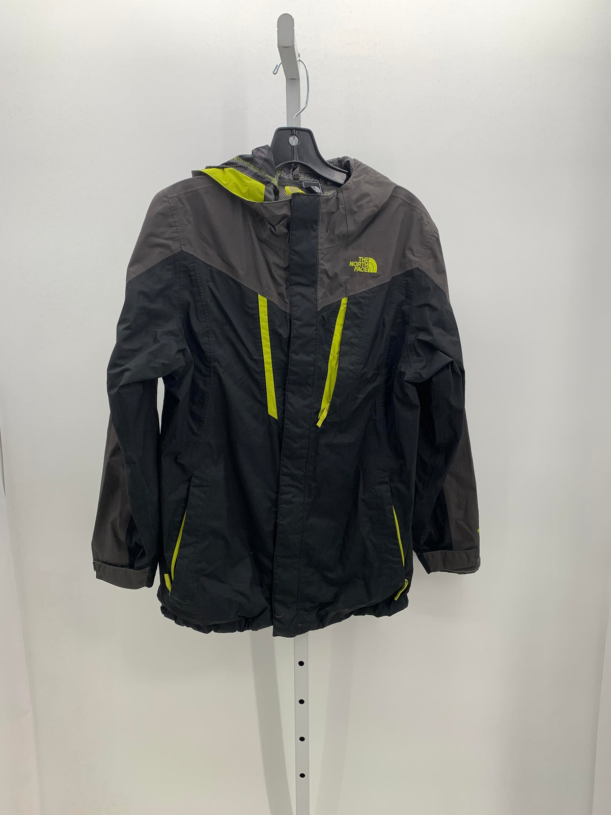 YELLOW HOODED ZIP UP