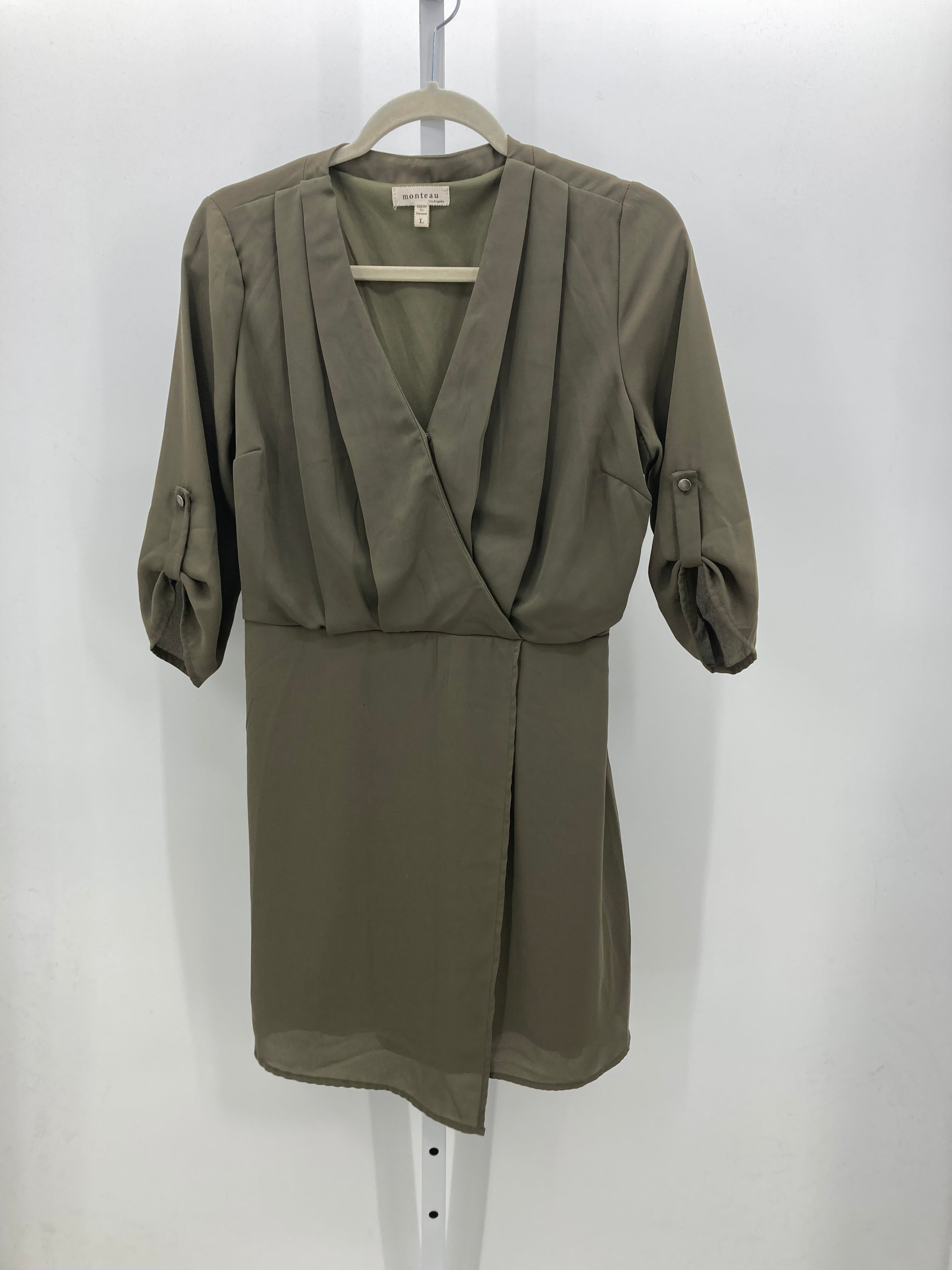 monteau dress monteau Size Large Misses Short Sleeve Dress
