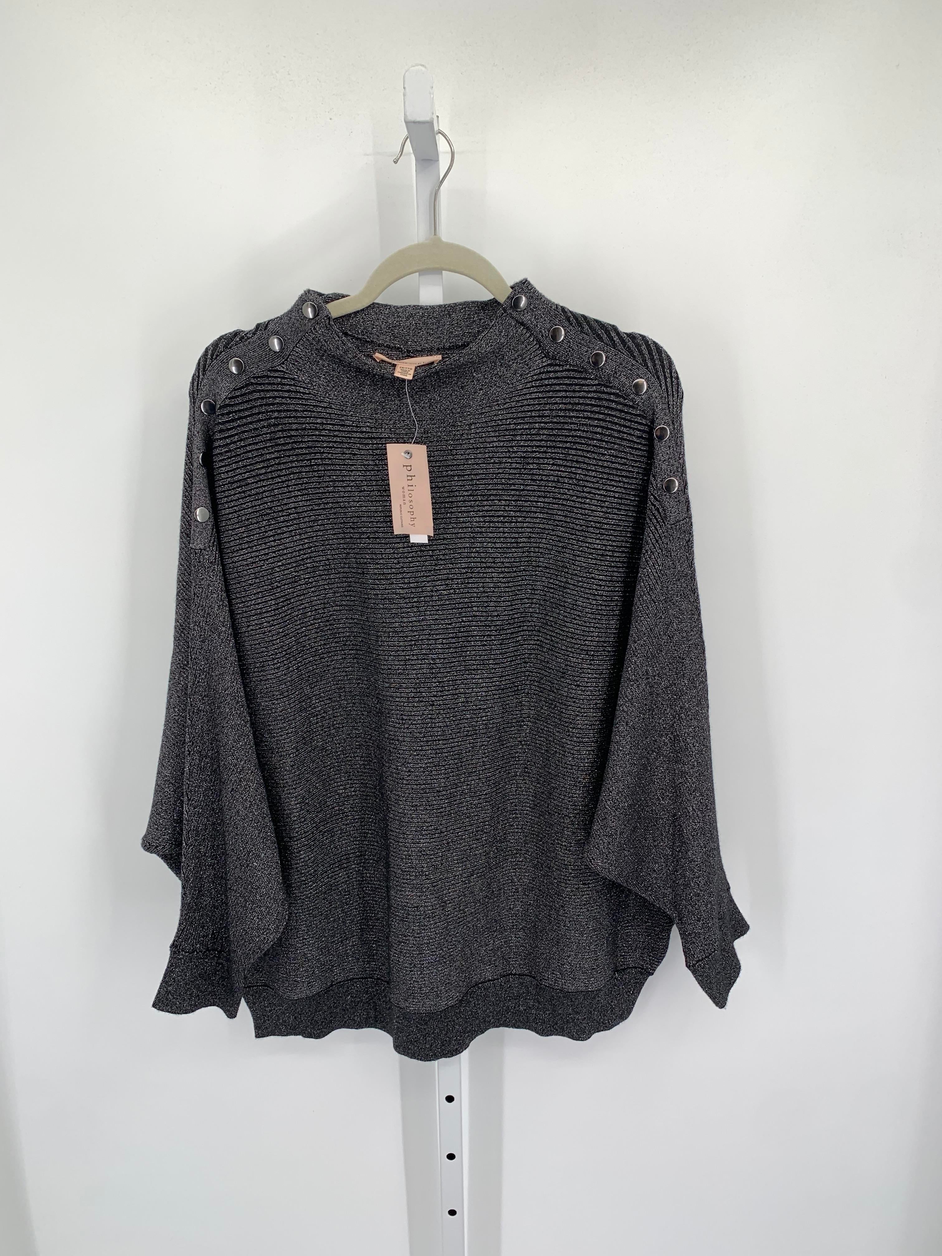 philosophy Size 2X Womens Long Slv Sweater