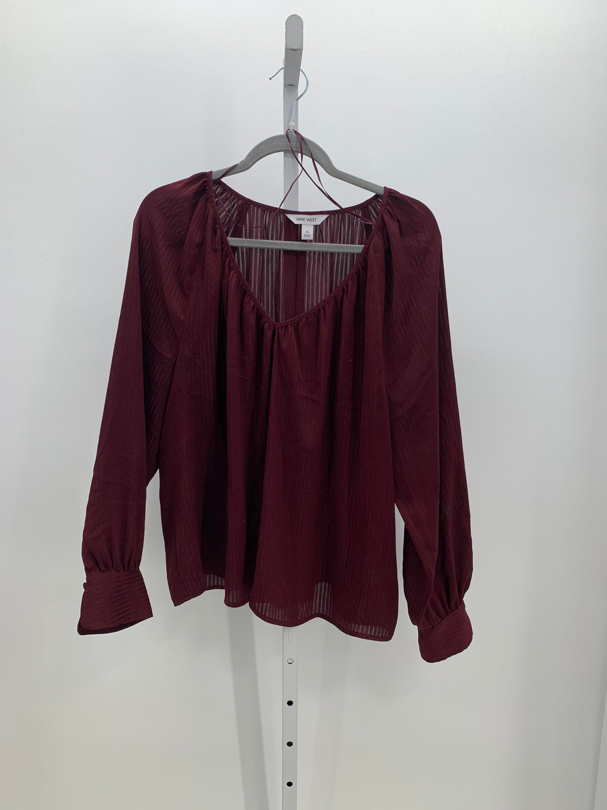 Nine West Size Extra Large Misses Long Sleeve Shirt