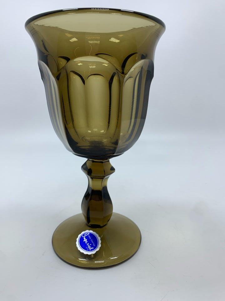 7 VTG IMPERIAL GLASS WATER GLASSES.