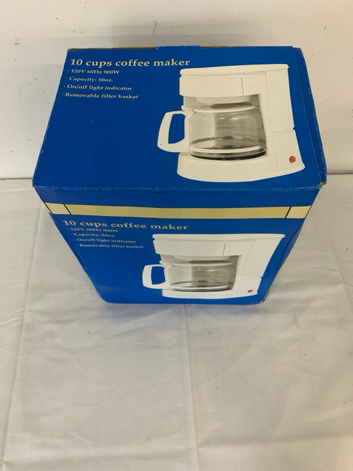 NIB 12 CUP COFFEE MAKER.