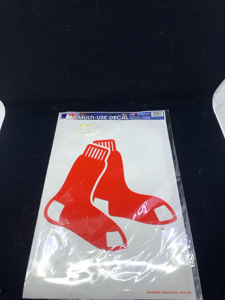 NIP RED SOX MULTI USE DECAL.