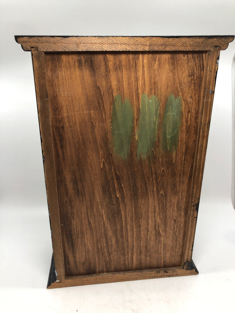 SM BLACK PAINTED CABINET.