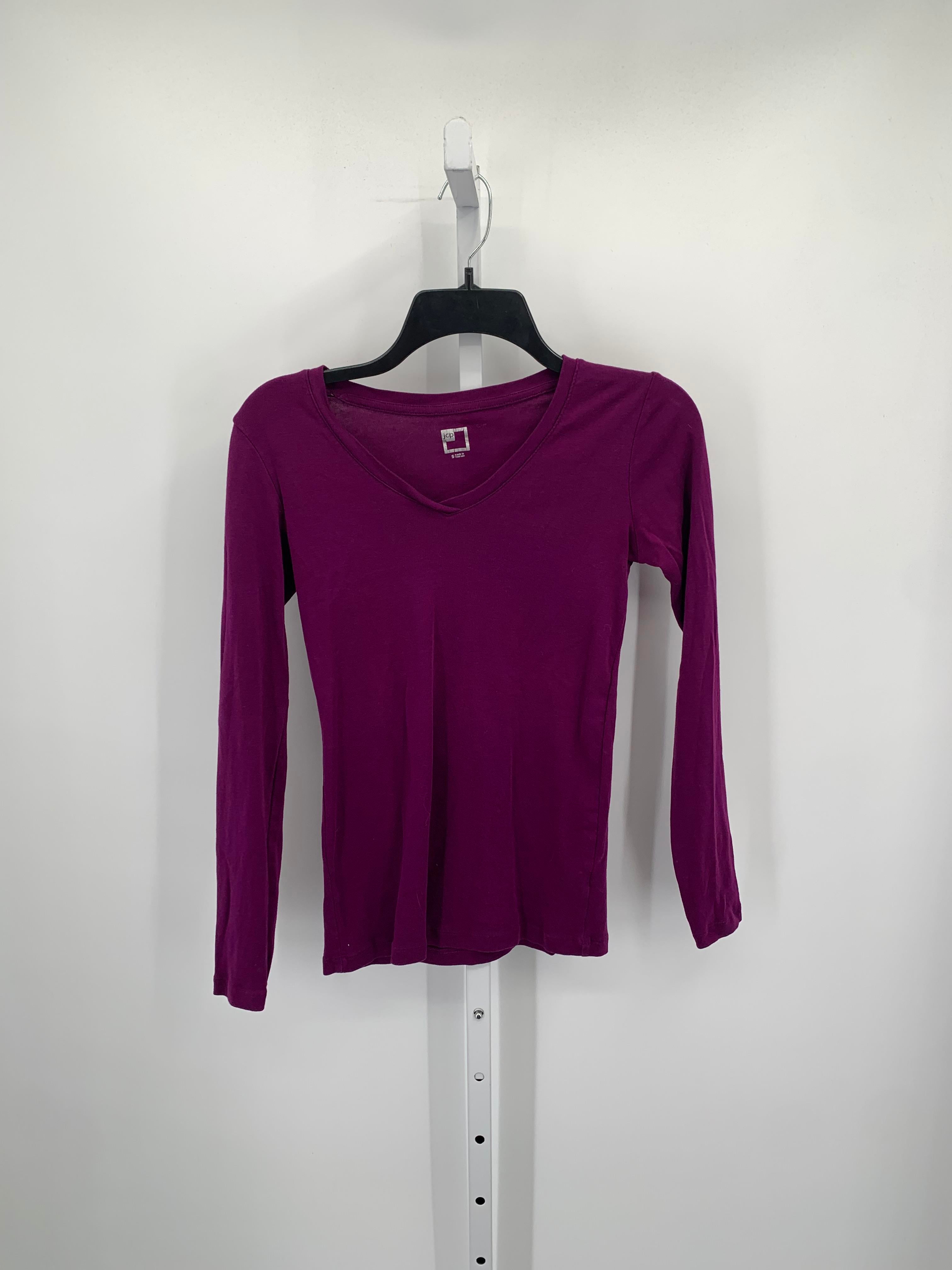 JCP Size Small Misses Long Sleeve Shirt