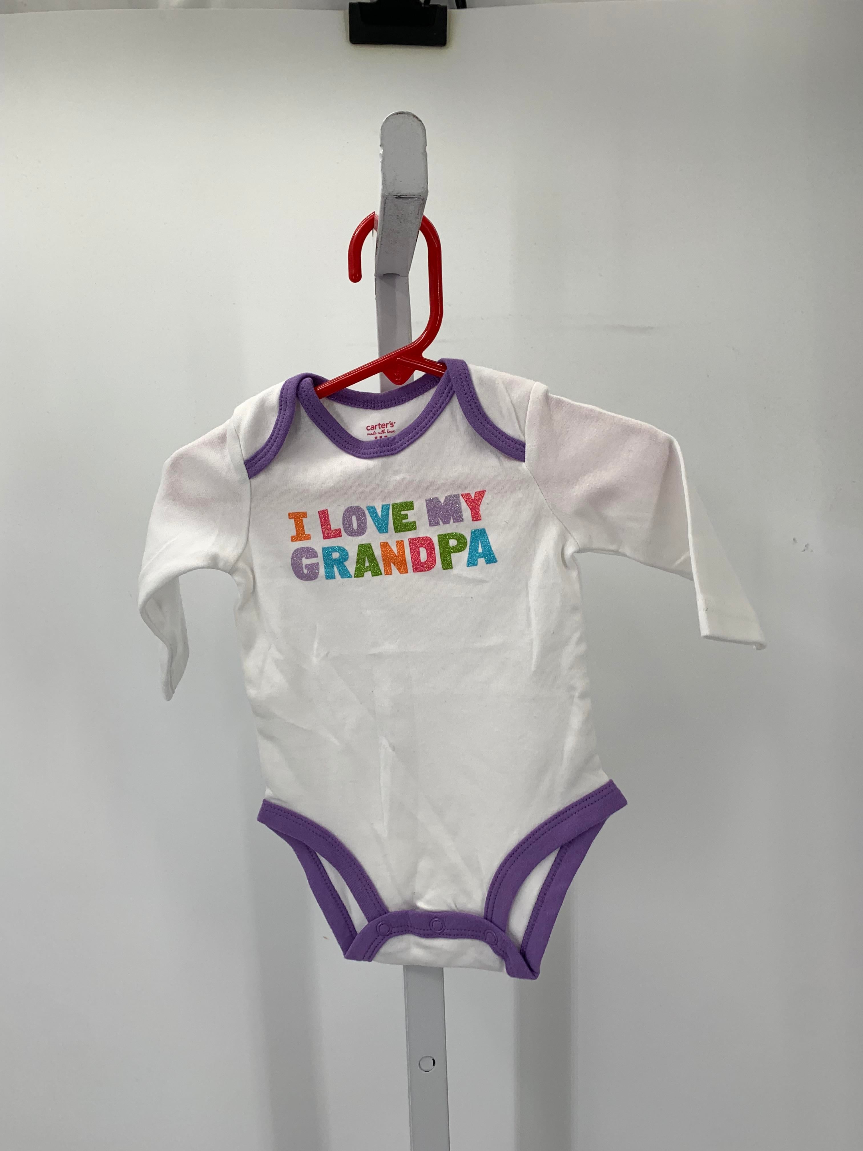 Carters Size 3 Months Girls Long Sleeve Shirt