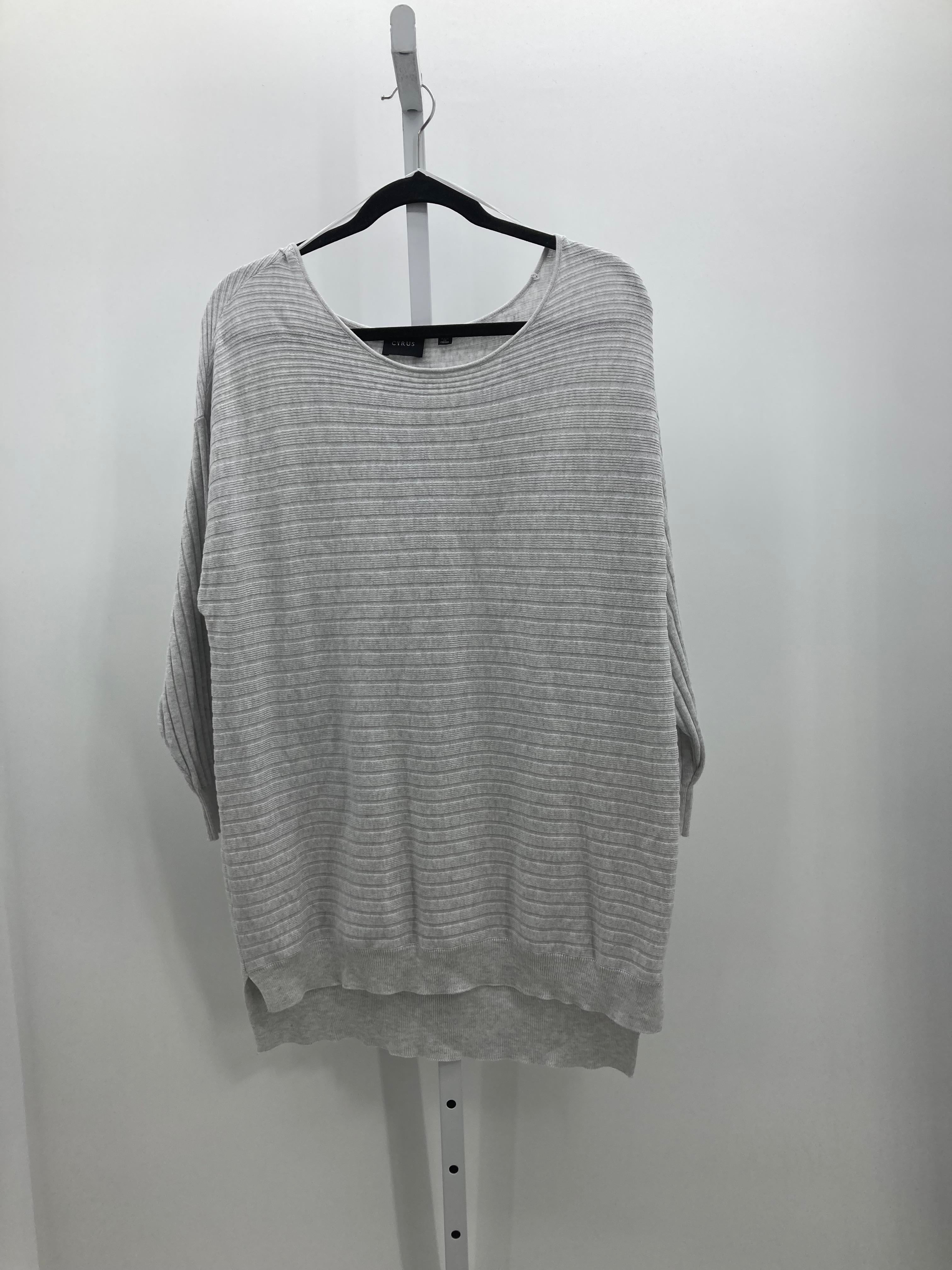 cyrus Size 1X Womens Long Slv Sweater