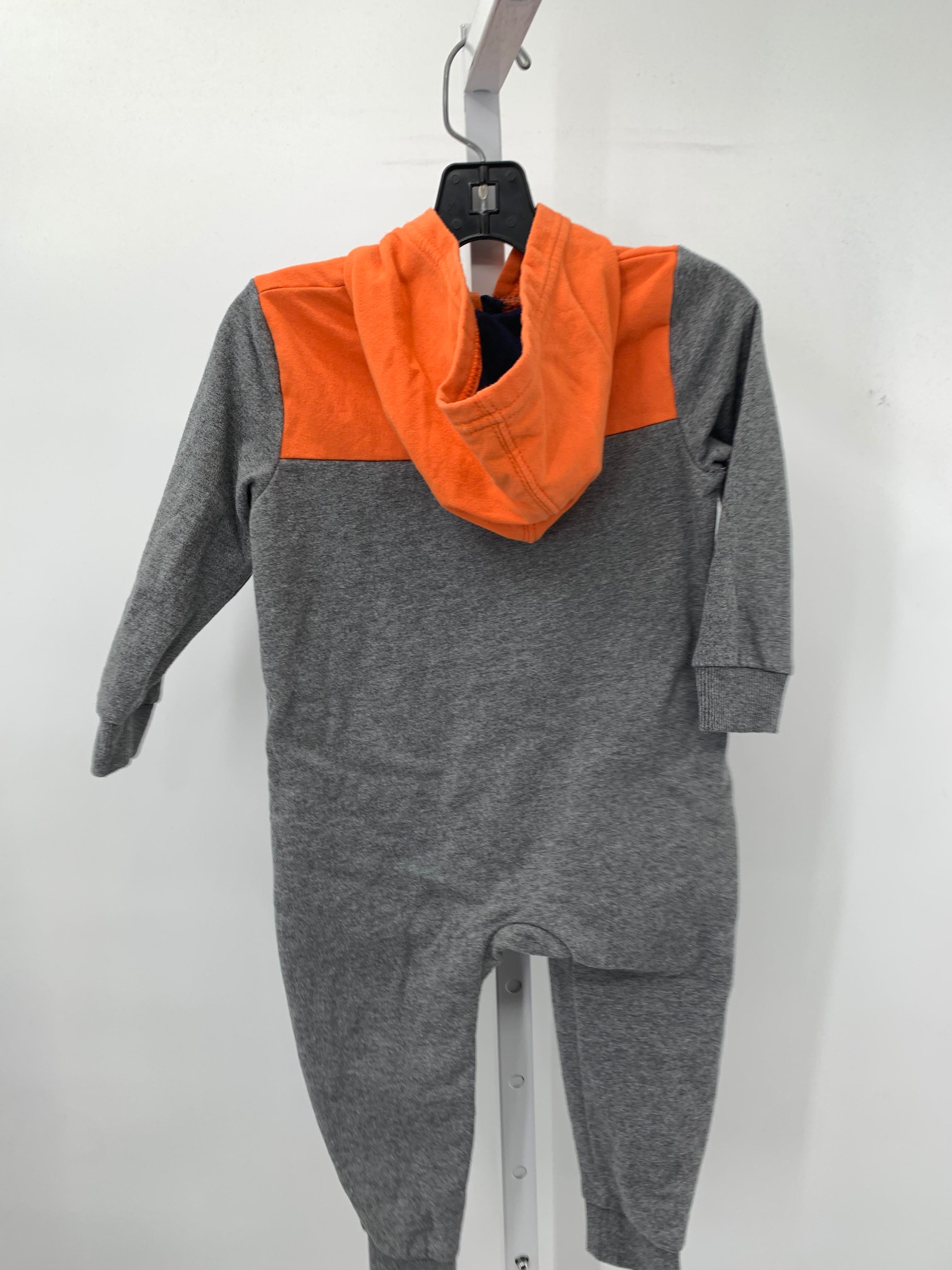 ORANGE HOODED ZIP