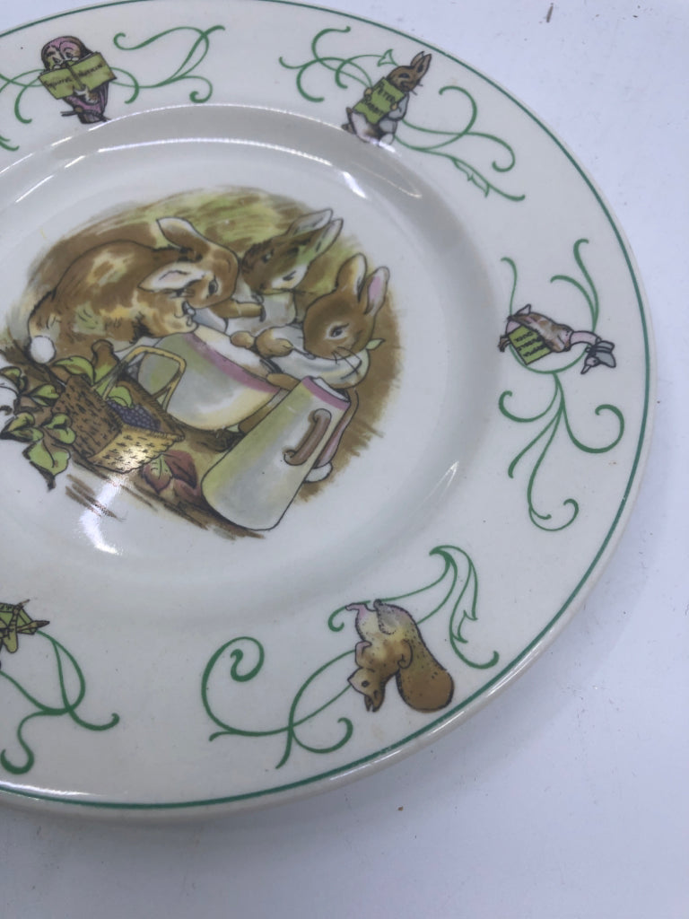 WEDGWOOD PETER RABBIT PLATE.