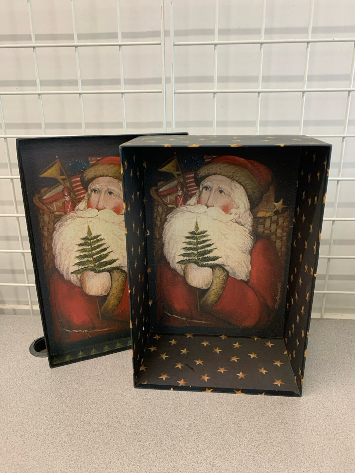 SANTA & STARS GIFT BOX.