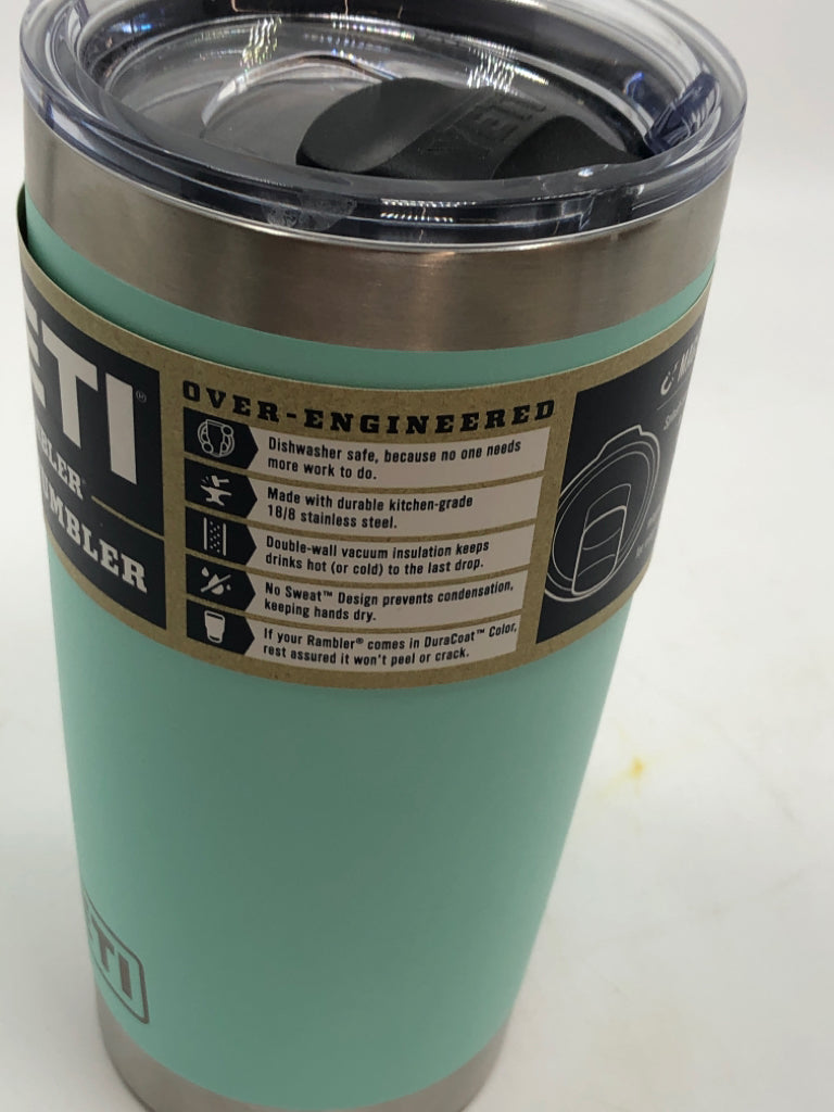 NWT TEAL YETI TUMBLER.