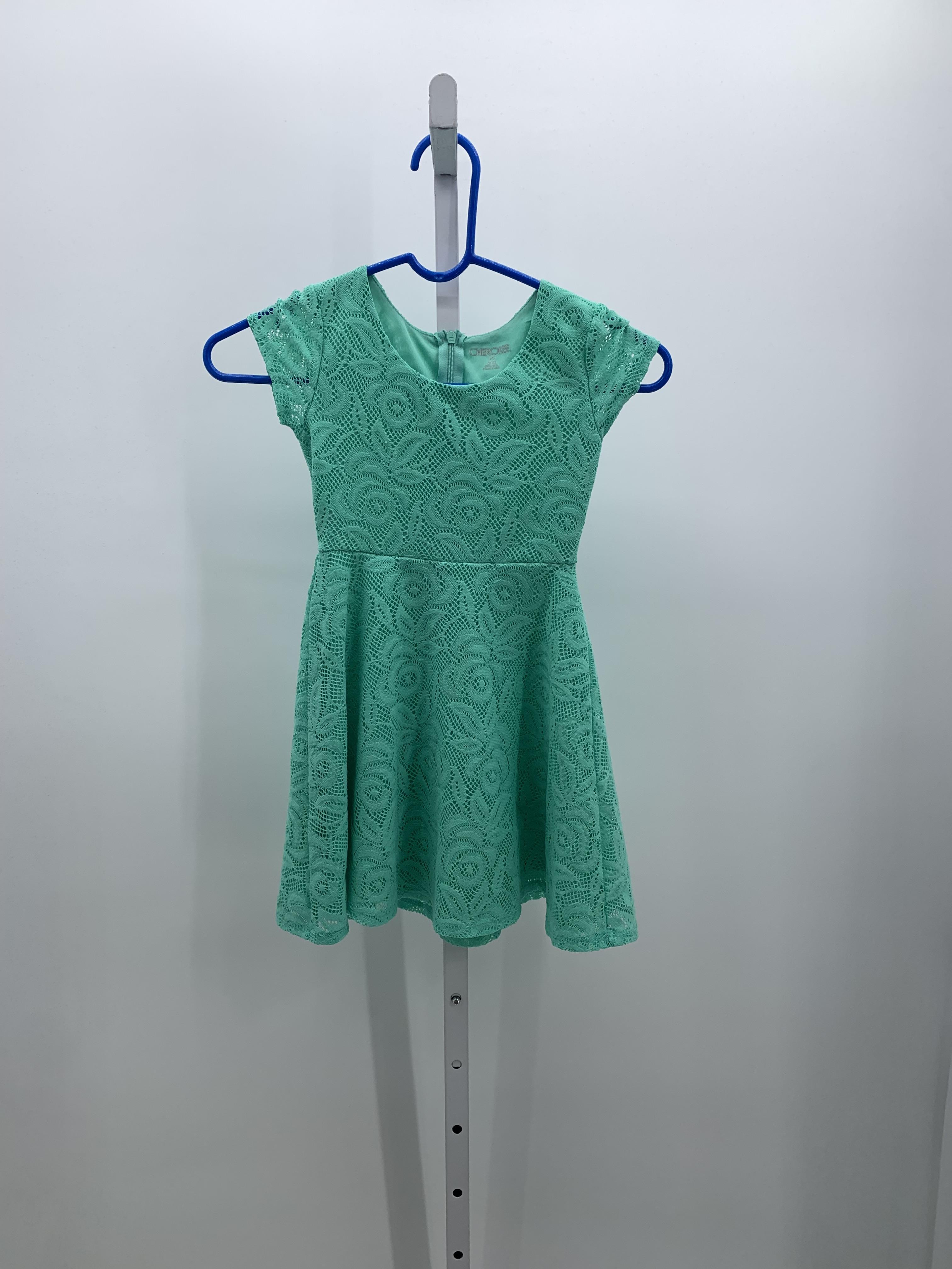Cherokee Size 6/6X Girls Short Sleeve Dress