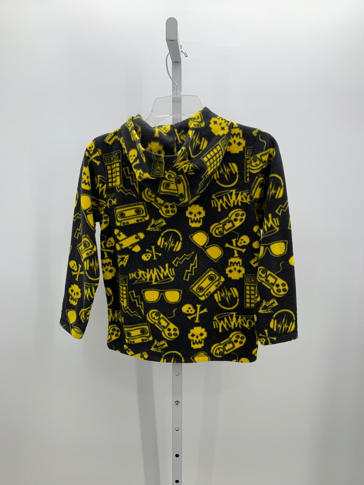 GREY/ YELLOW FLEECE JACKET