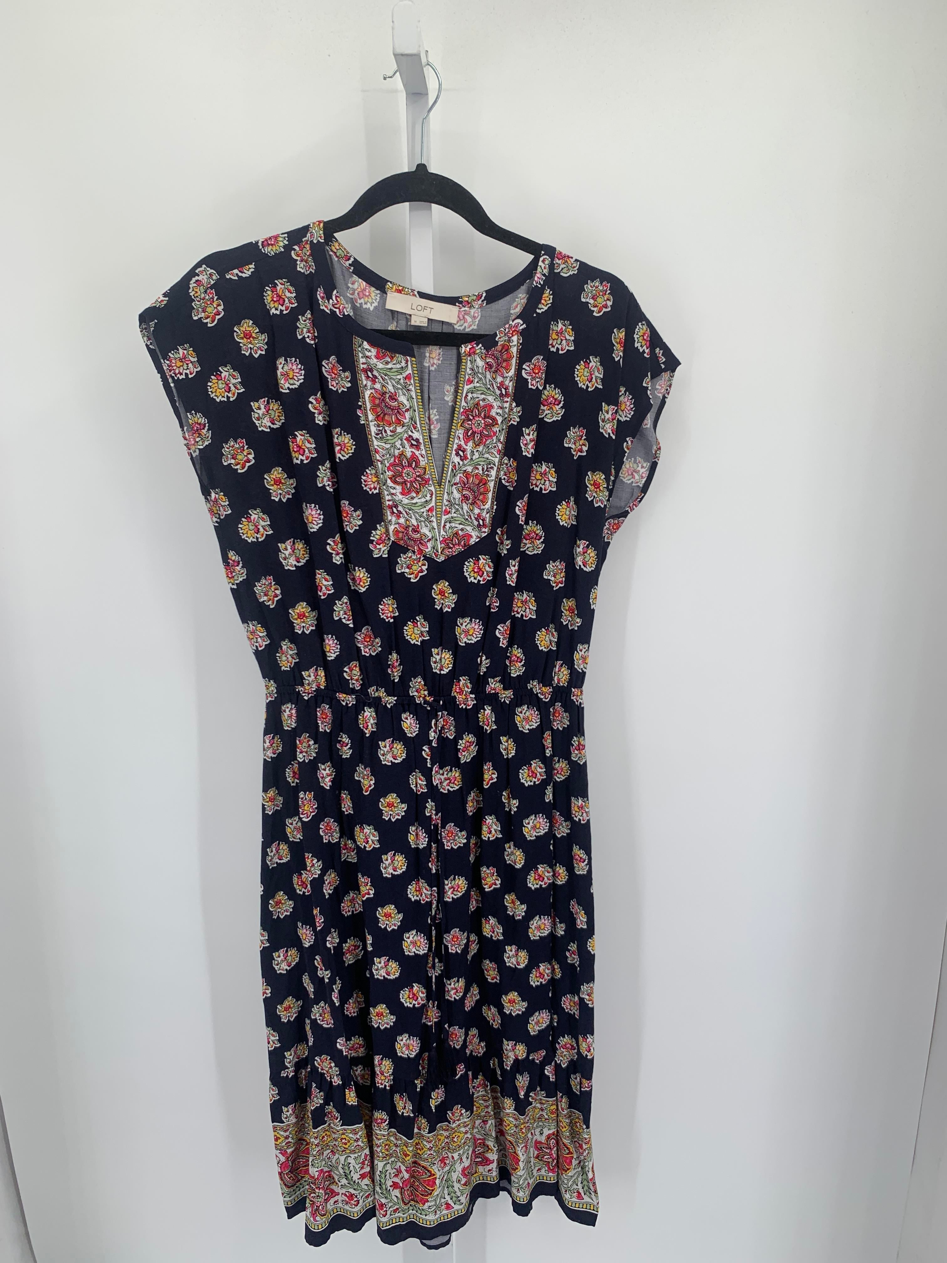 Loft Size Medium Misses Short Sleeve Dress