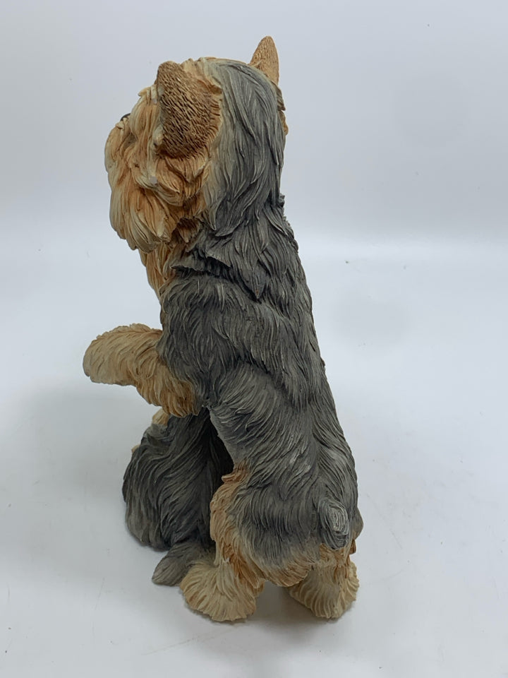 RESIN TERRIERS FIGURINE.