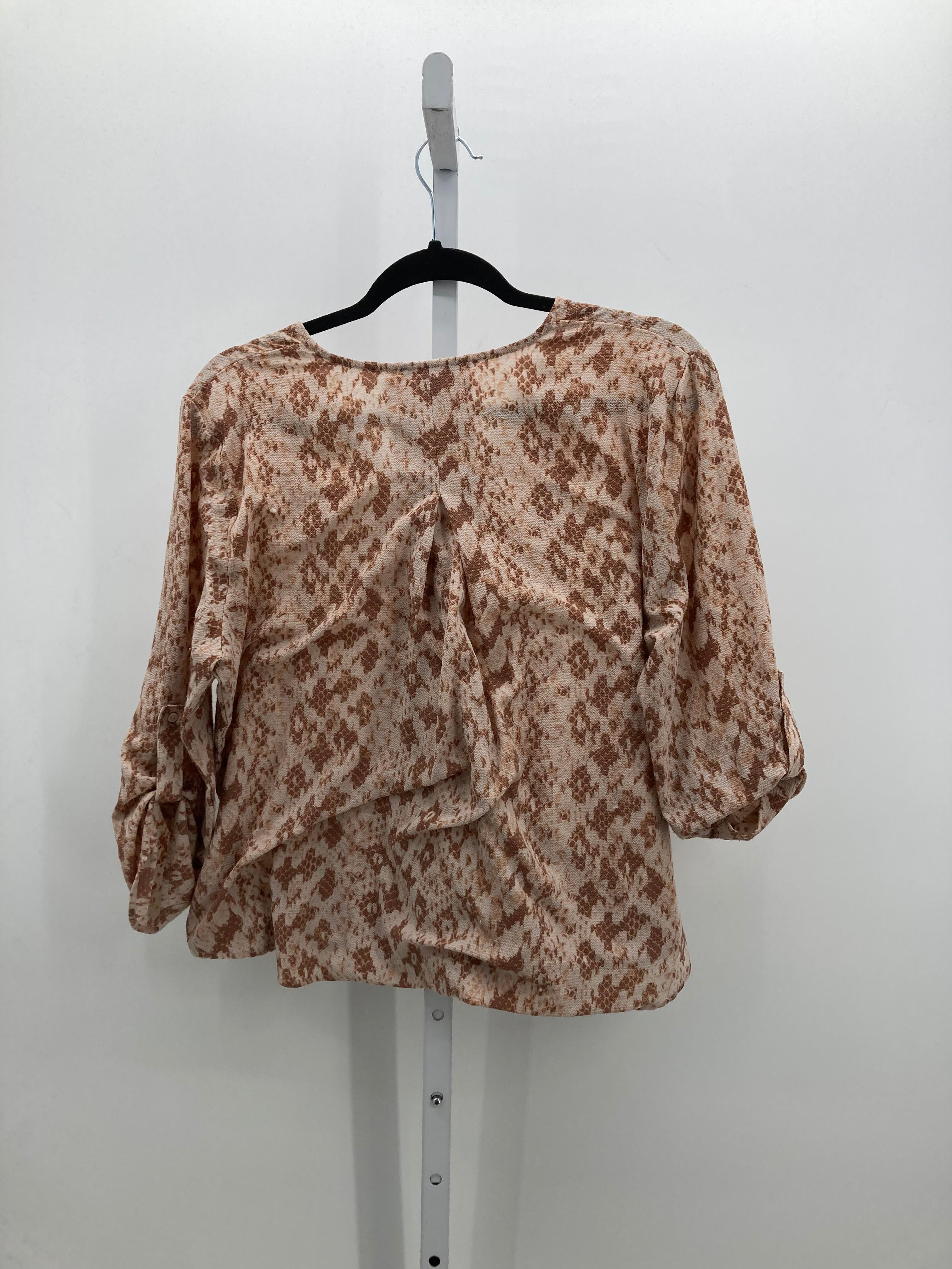 Adrianna Papell Size Large Misses 3/4 Sleeve Shirt