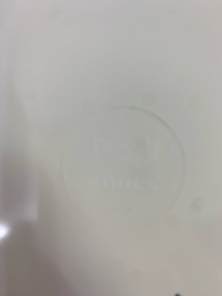 10 MELAMINE COLORFUL POLKA DOT PLATES.