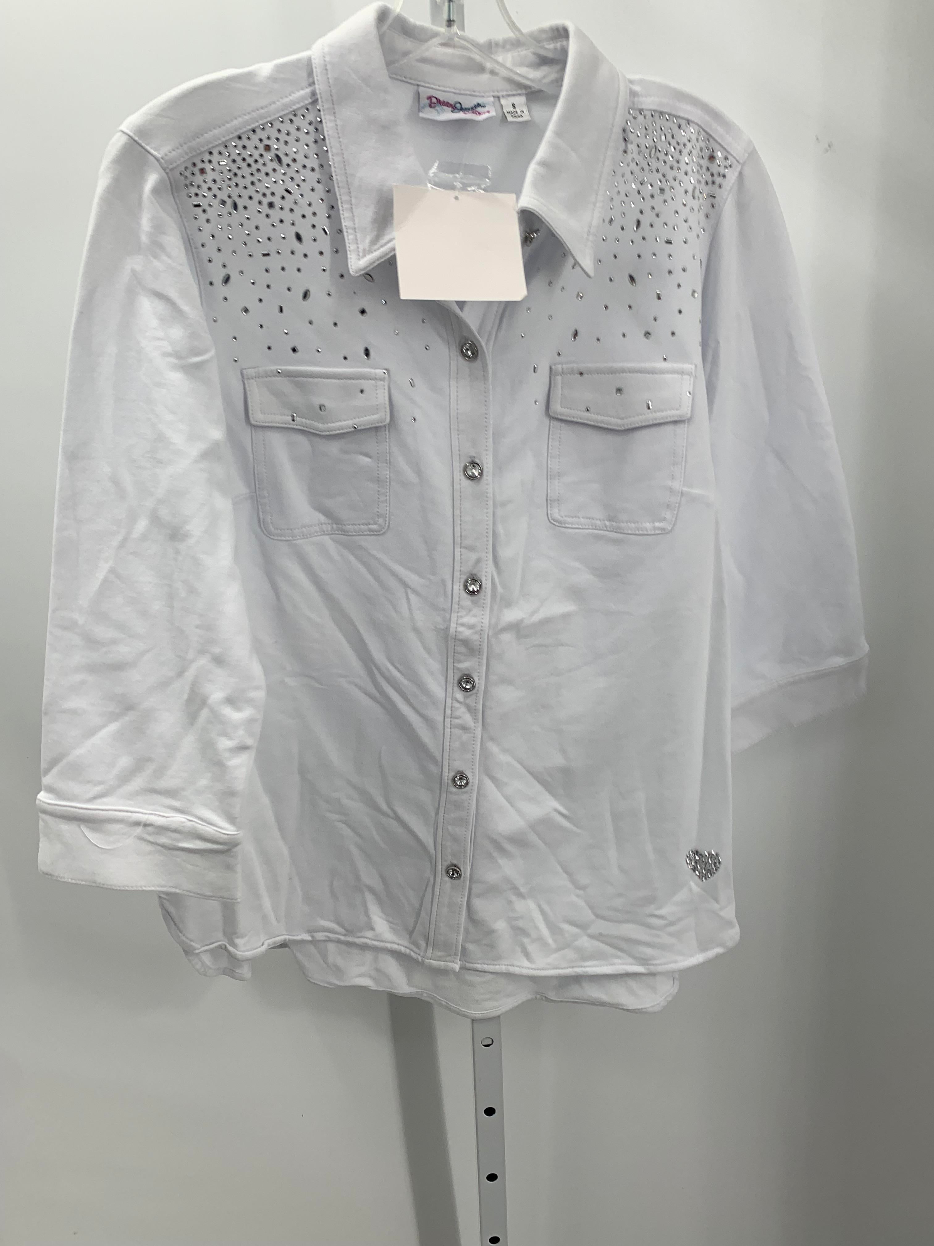 Quacker Factory Size Small Misses Long Sleeve Shirt