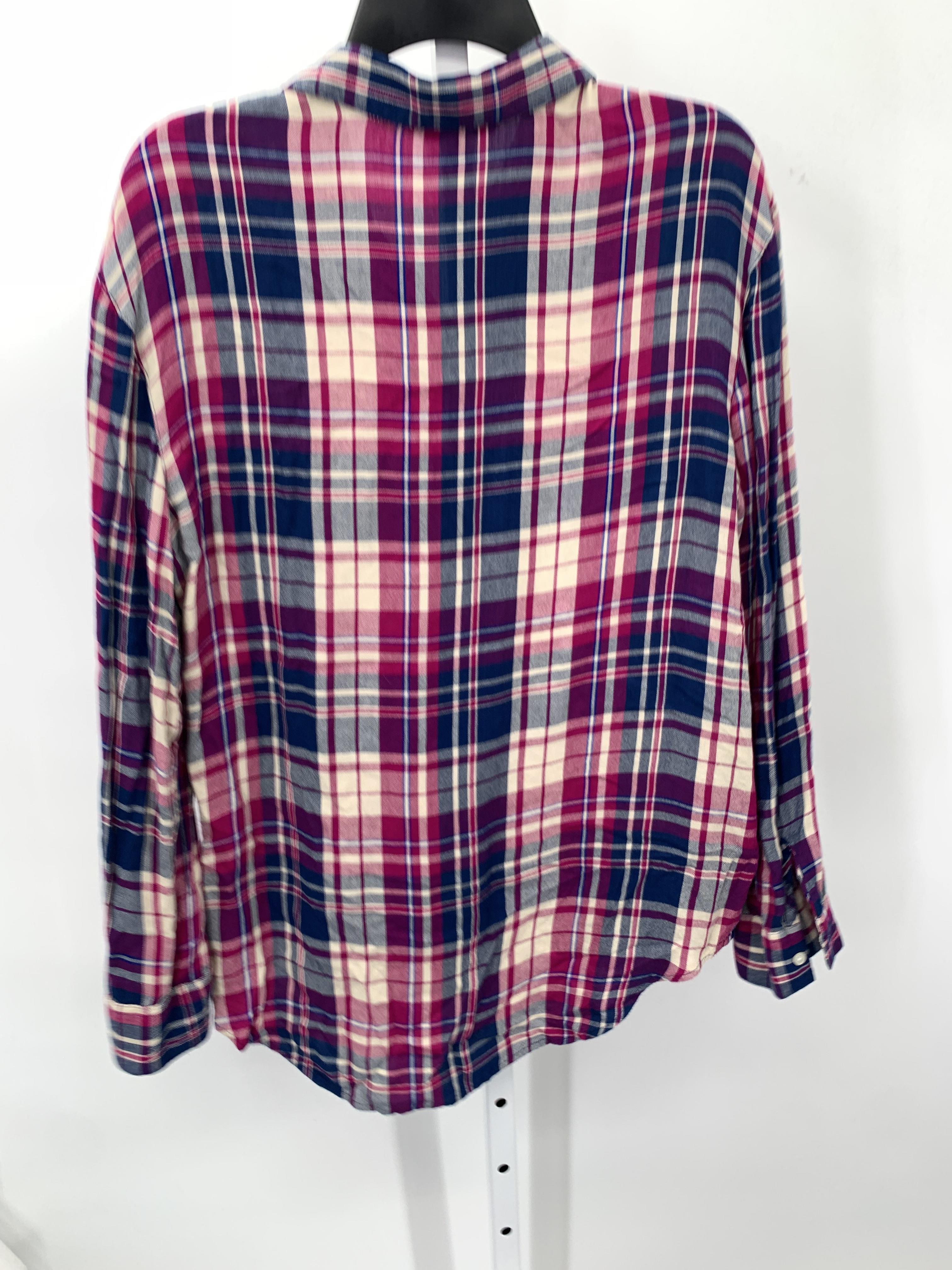 Express Size X Small Misses Long Sleeve Shirt