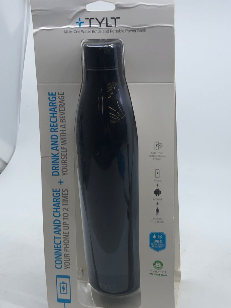 NIP TYLT WATER BOTTLE/PORTABLE POWER BANK.