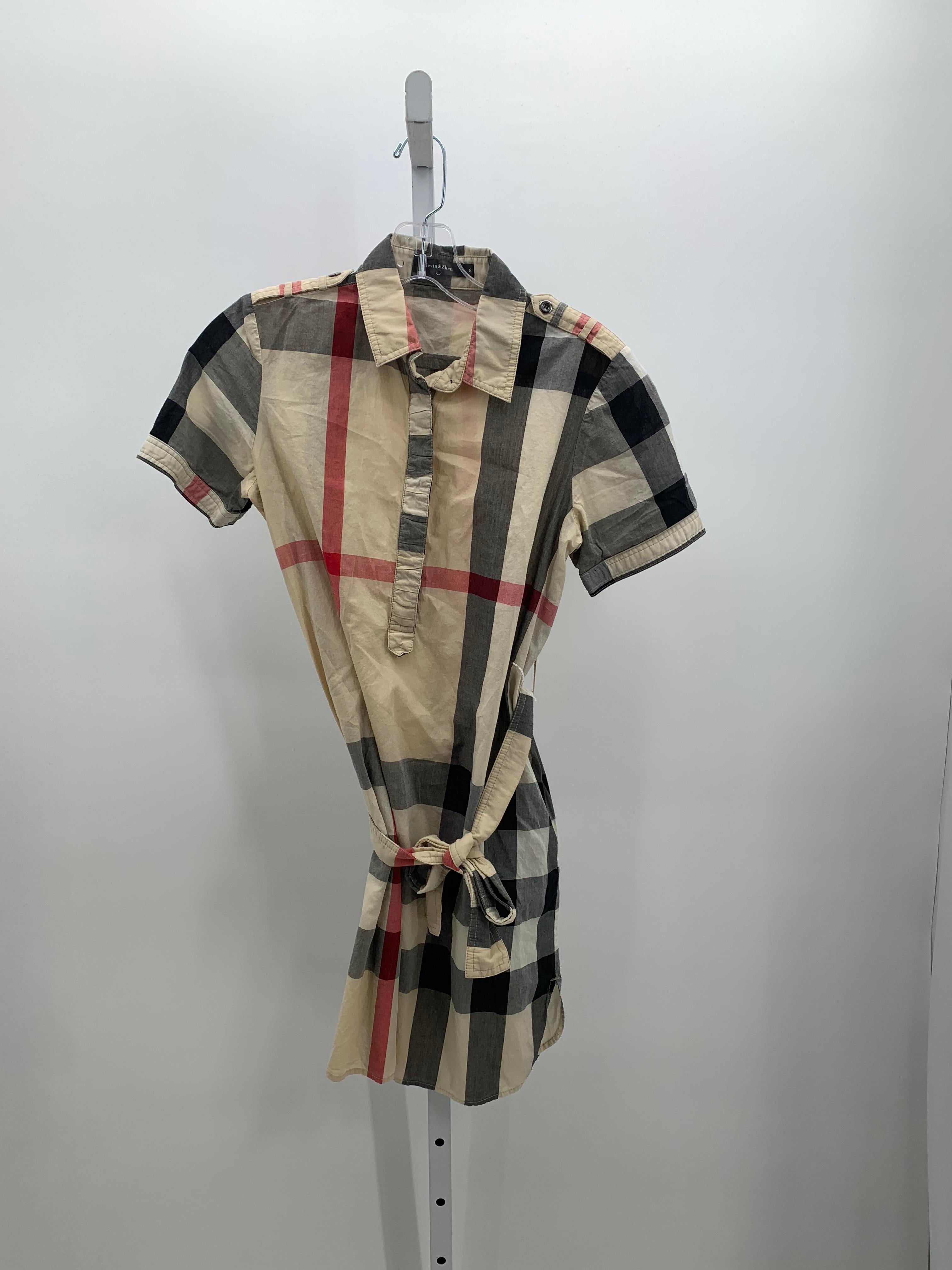 Size 8 Girls Short Sleeve Dress