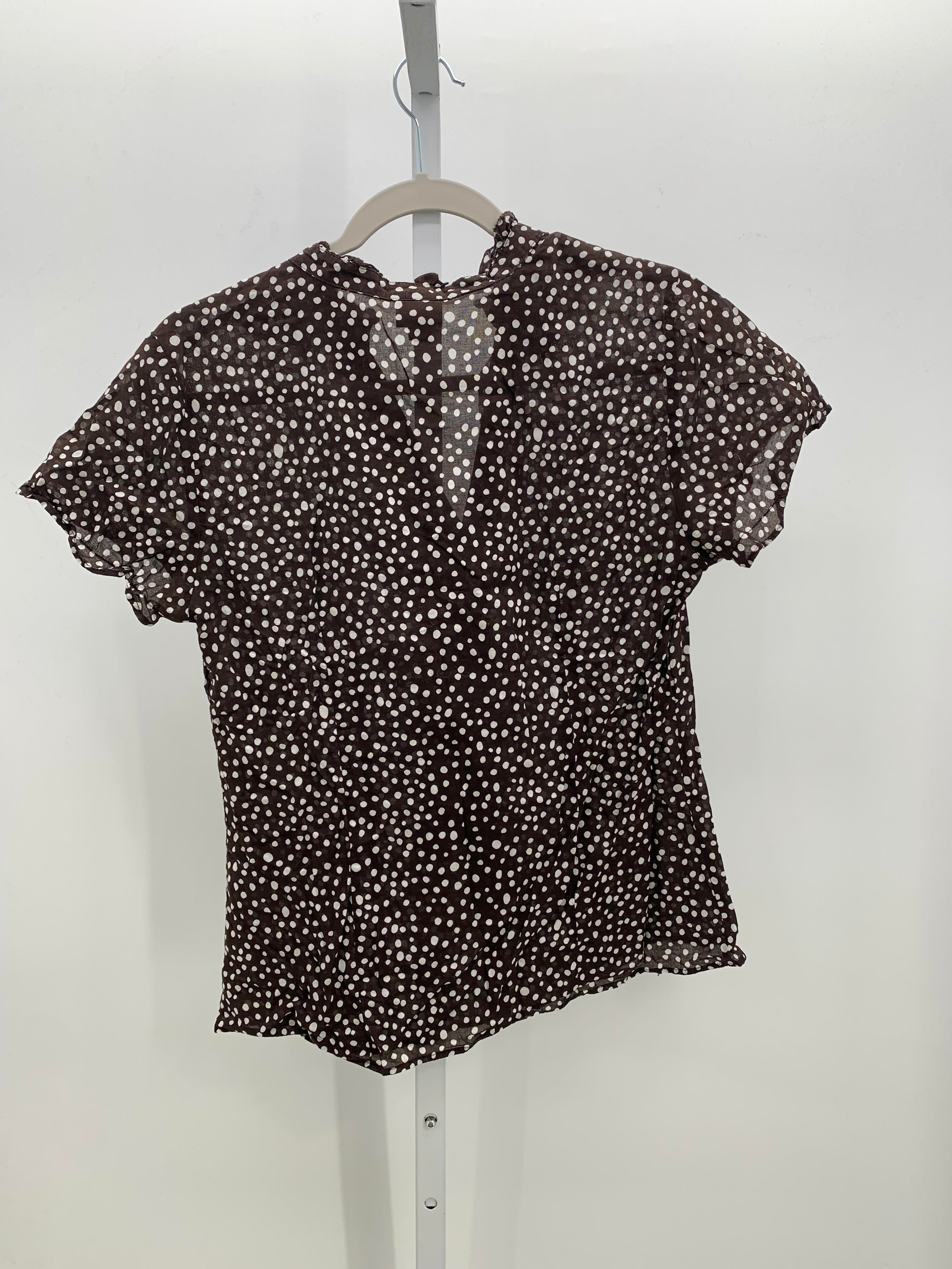 Merona Size Medium Misses Short Sleeve Shirt