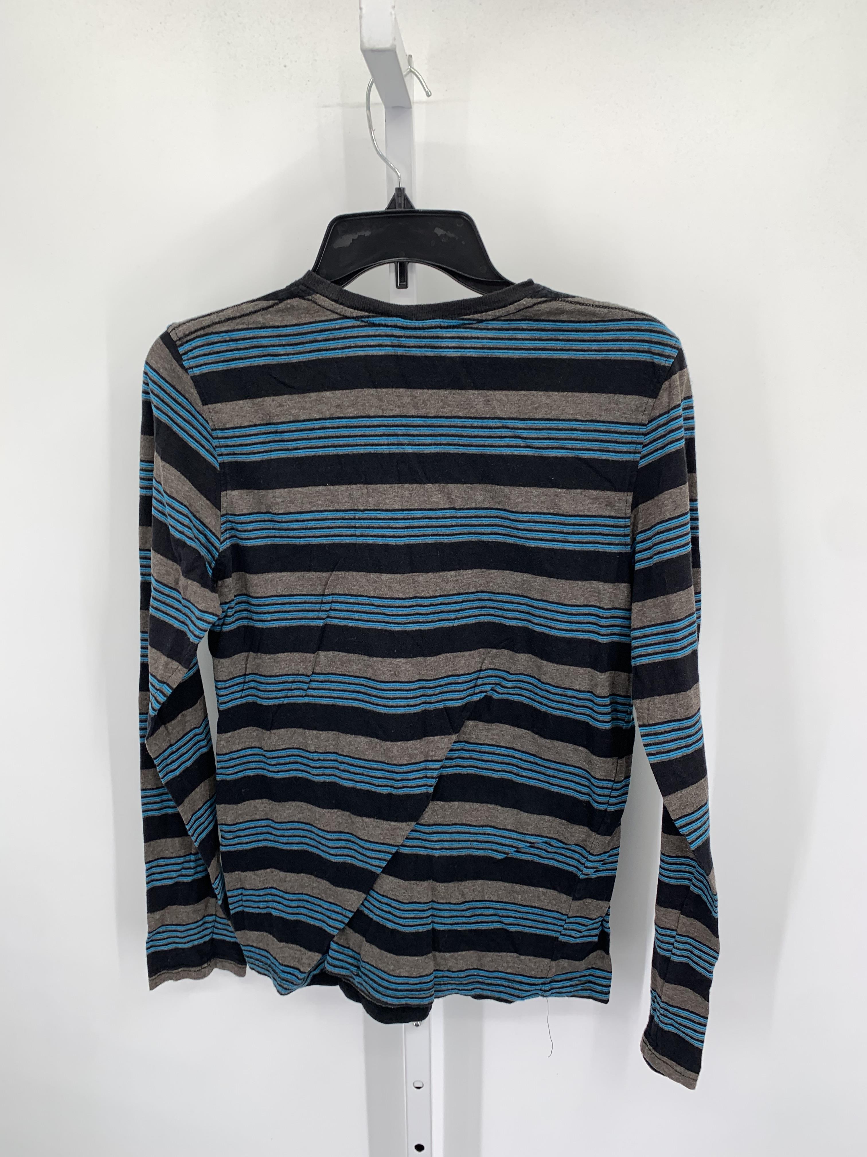 BLUE BLACK STRIPES KNIT