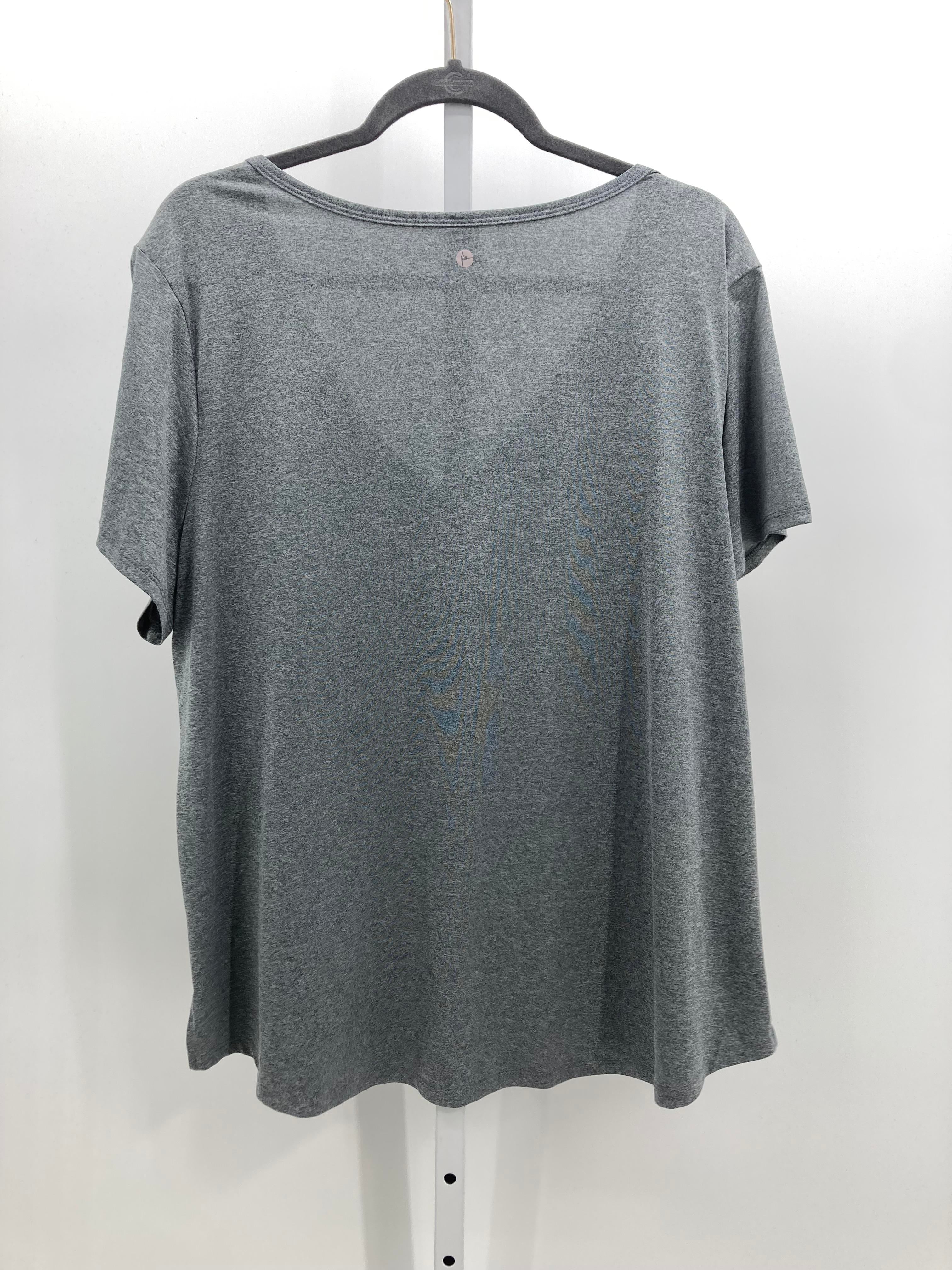 90 degree Size 2X Womens Short Sleeve Shirt