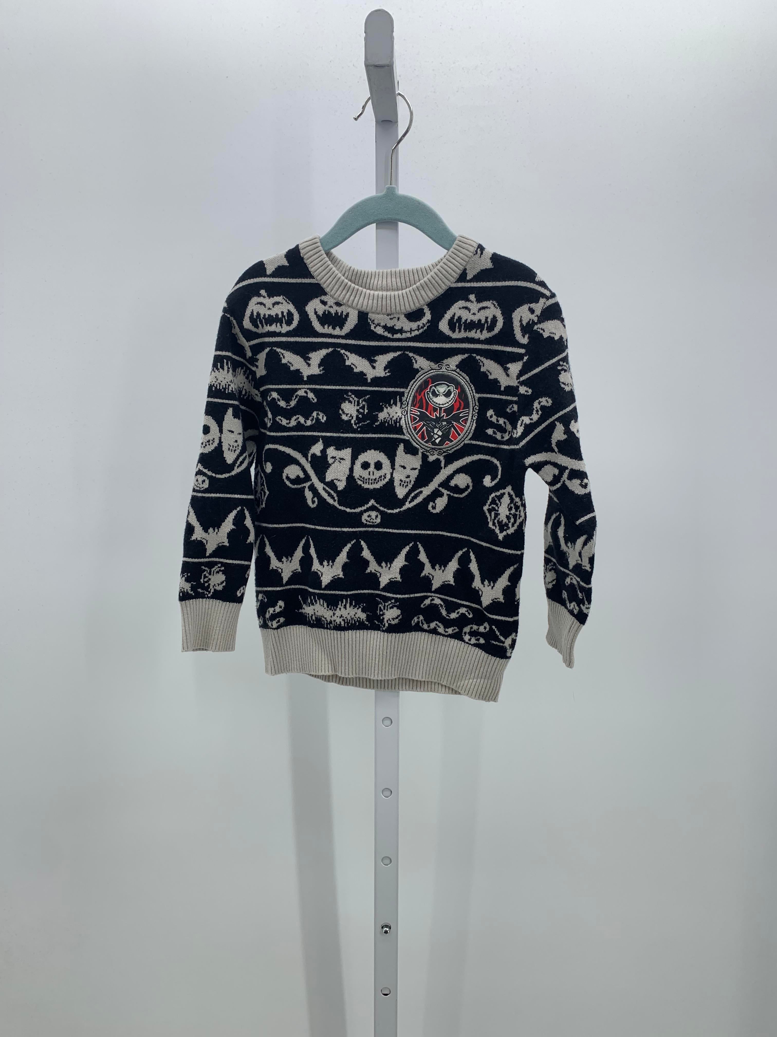 LONG SLV SWEATER JACK SKELETON