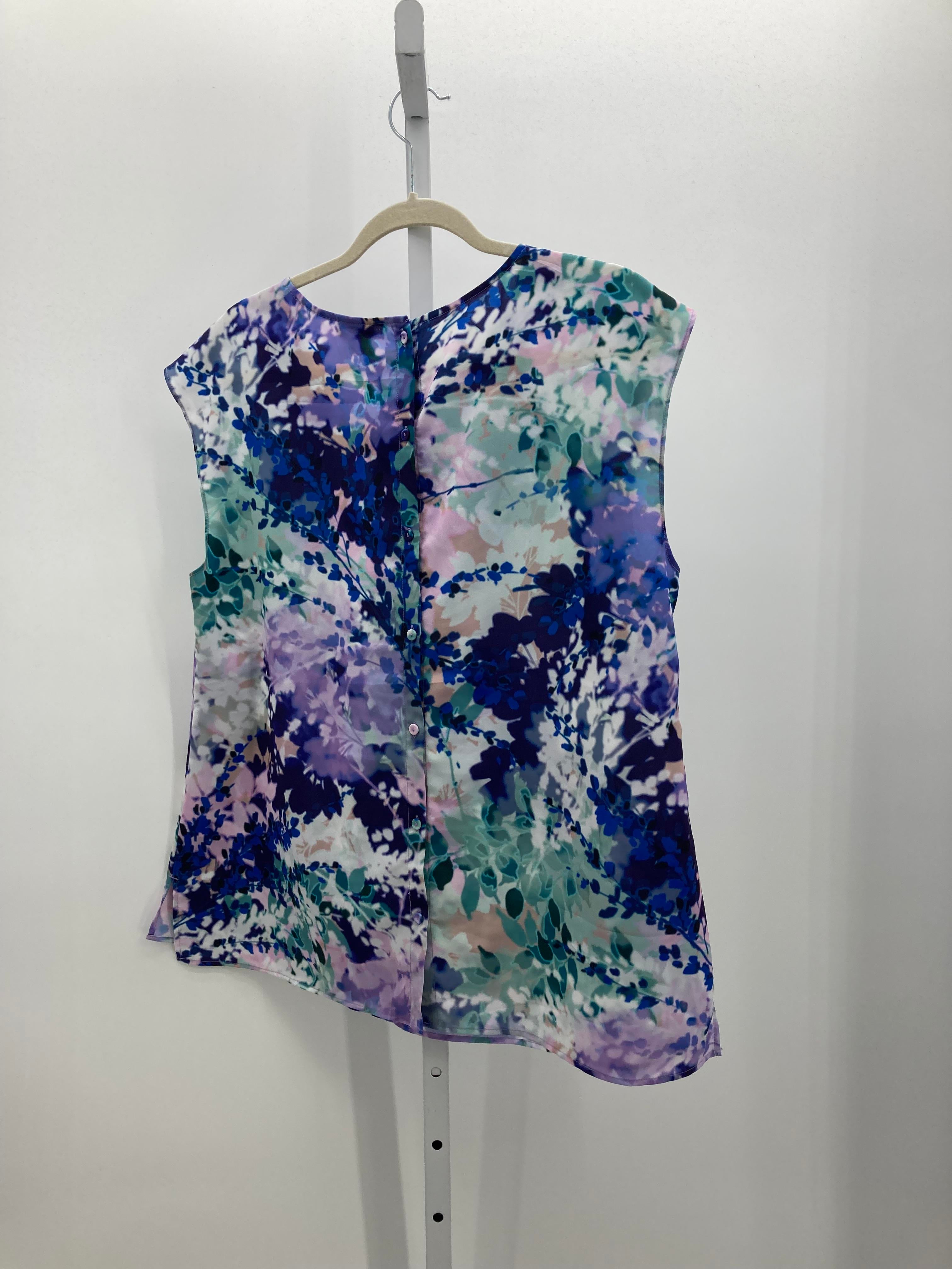 Talbots Size 16WP Womens Sleeveless Shirt