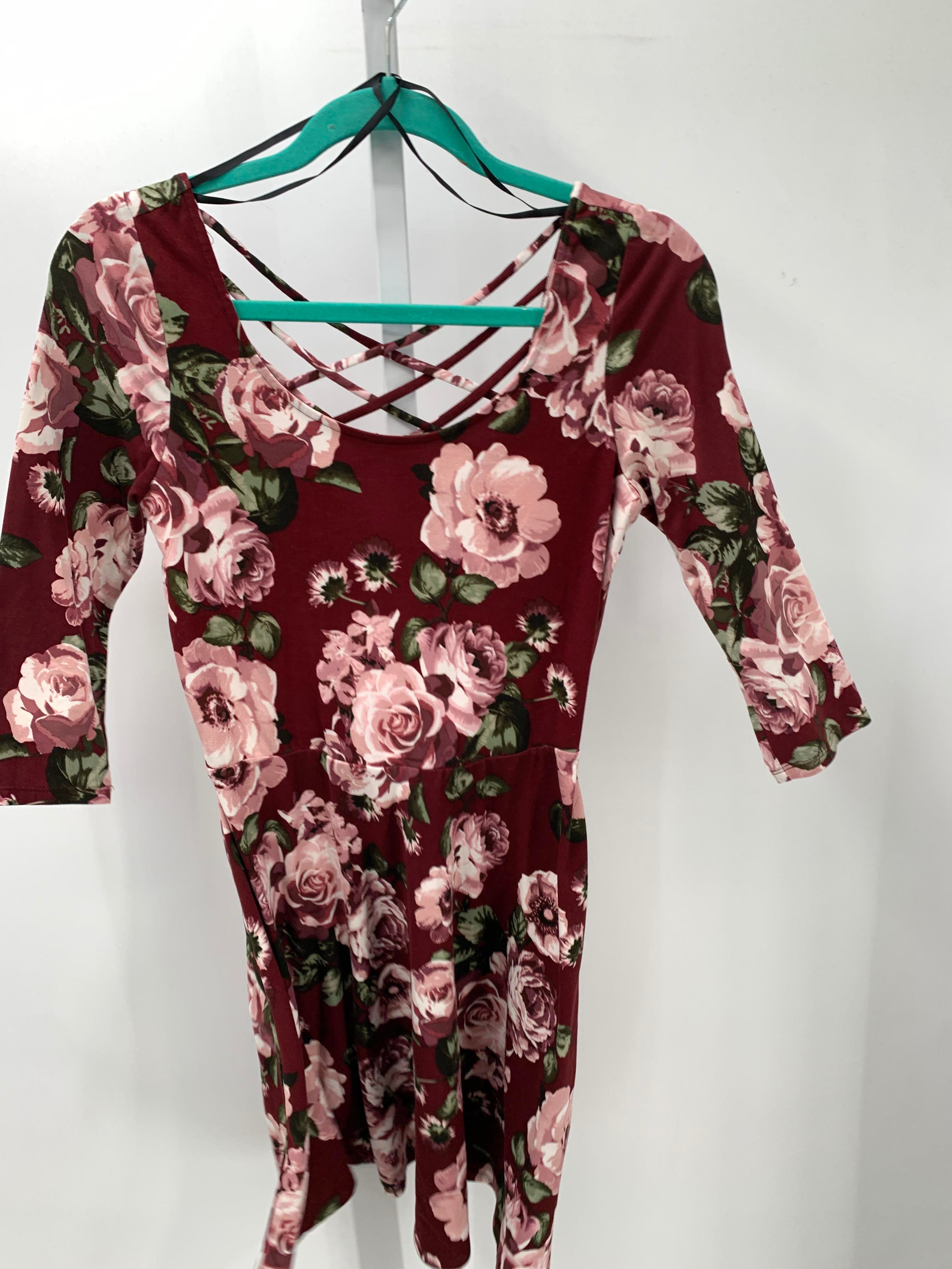 By & By Size Medium Juniors Long Sleeve Dress