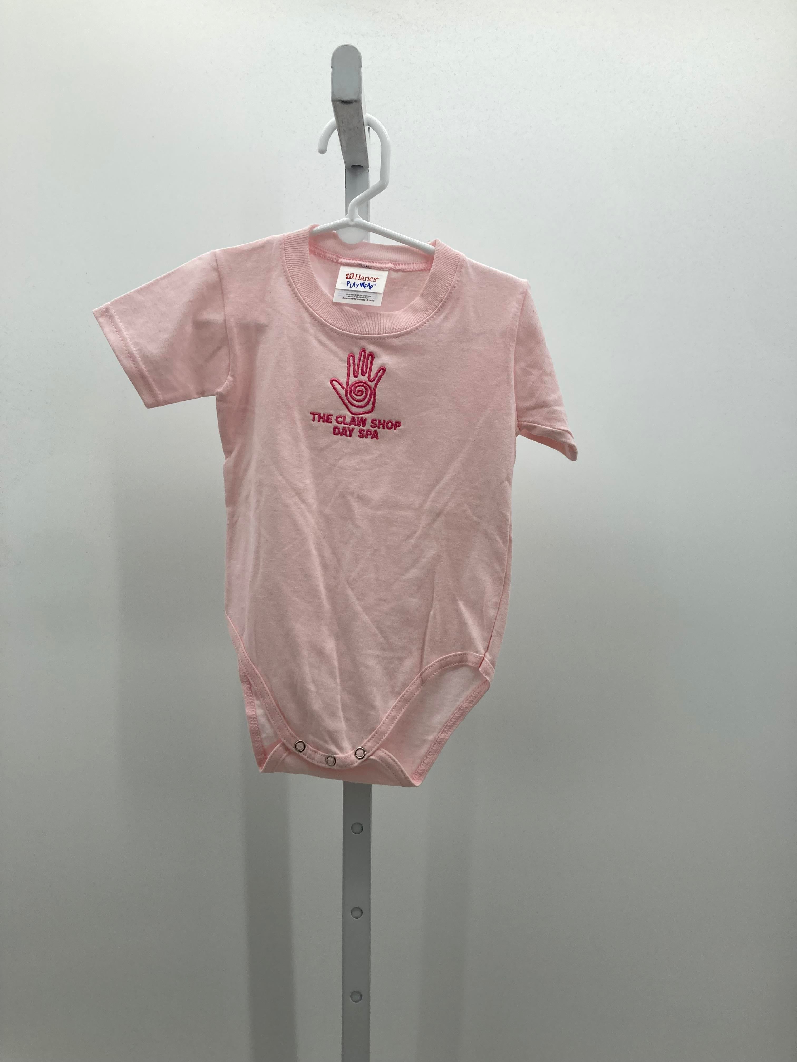 Hanes Size 18 Months Girls Short Sleeve Shirt