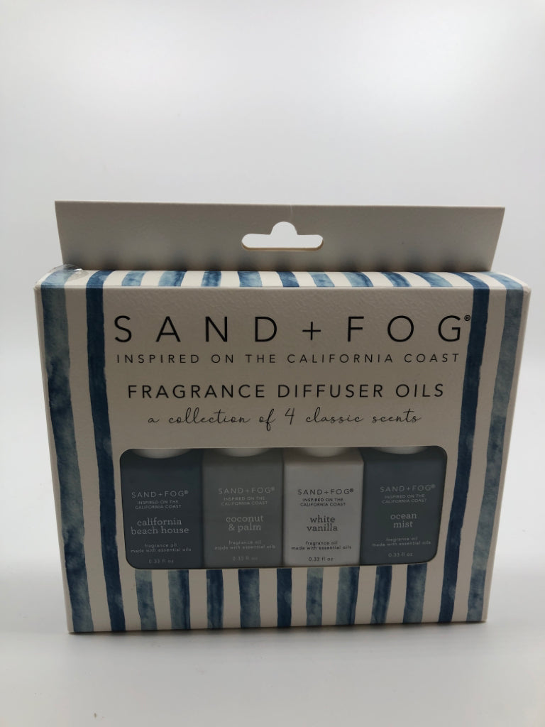 NIB SAND+FOG FRAGRANCE DIFFUSER OILS.