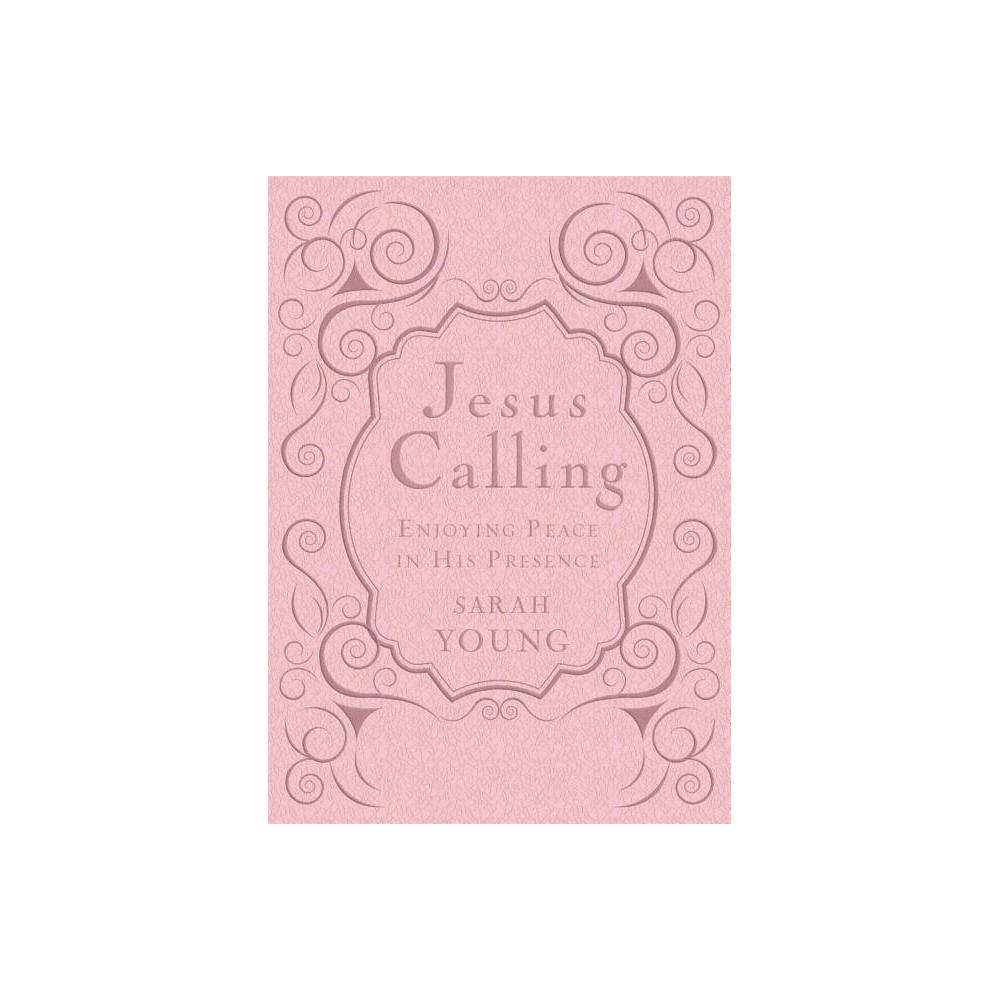 Jesus Calling Pink Leathersoft with Scripture References (Leather) - Sarah Young