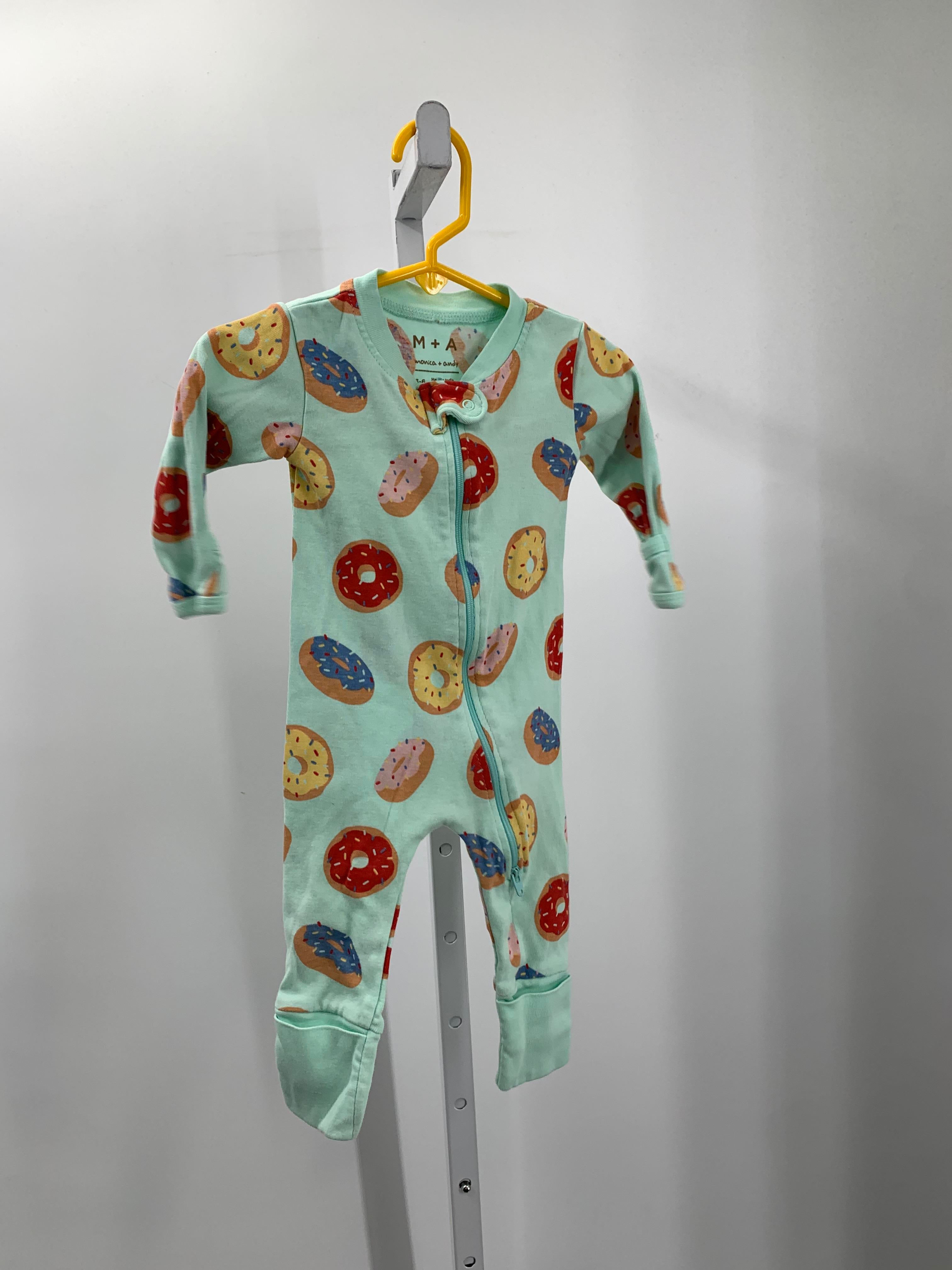 Size 3-6 Months Girls Long Slv. Romper