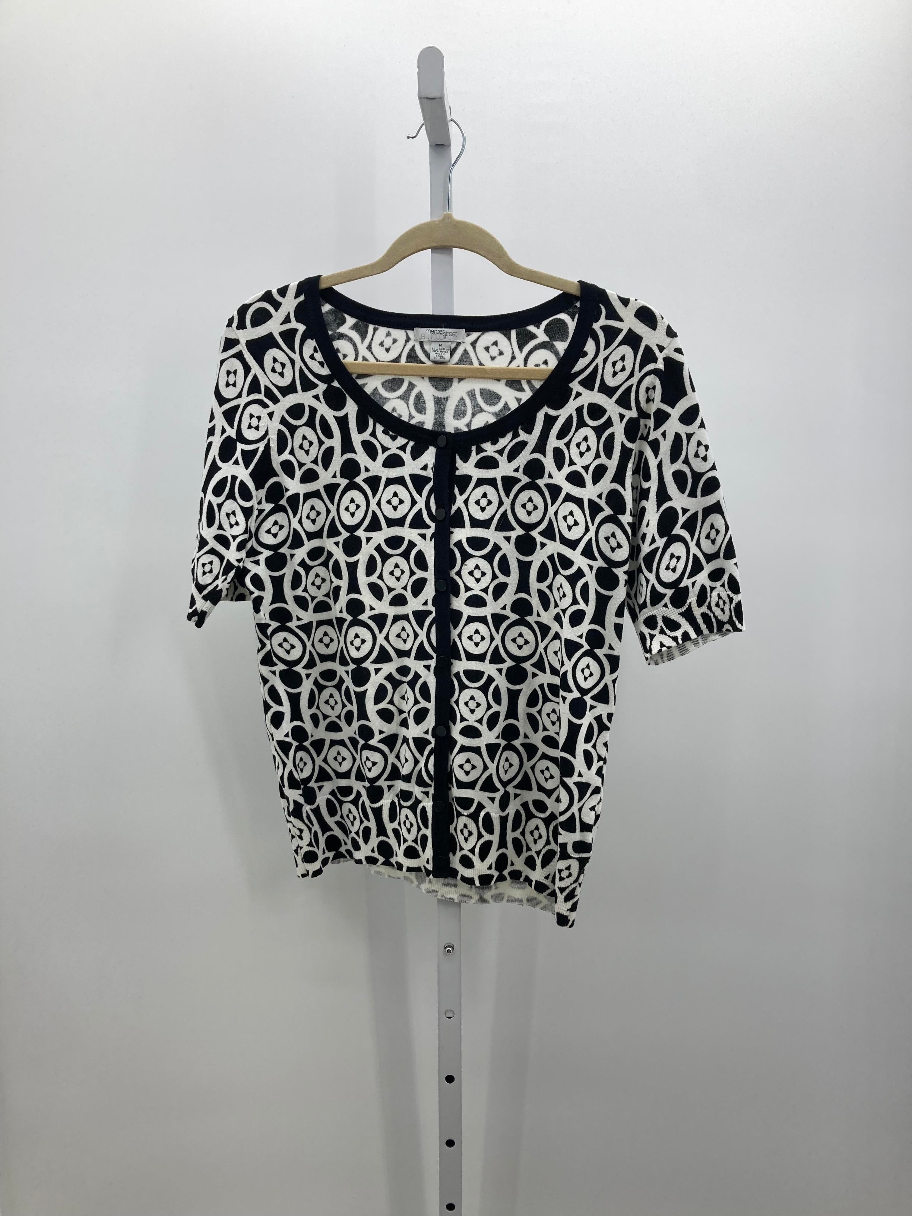 Mercer Street Studio Size Medium Misses Short Slv Sweater