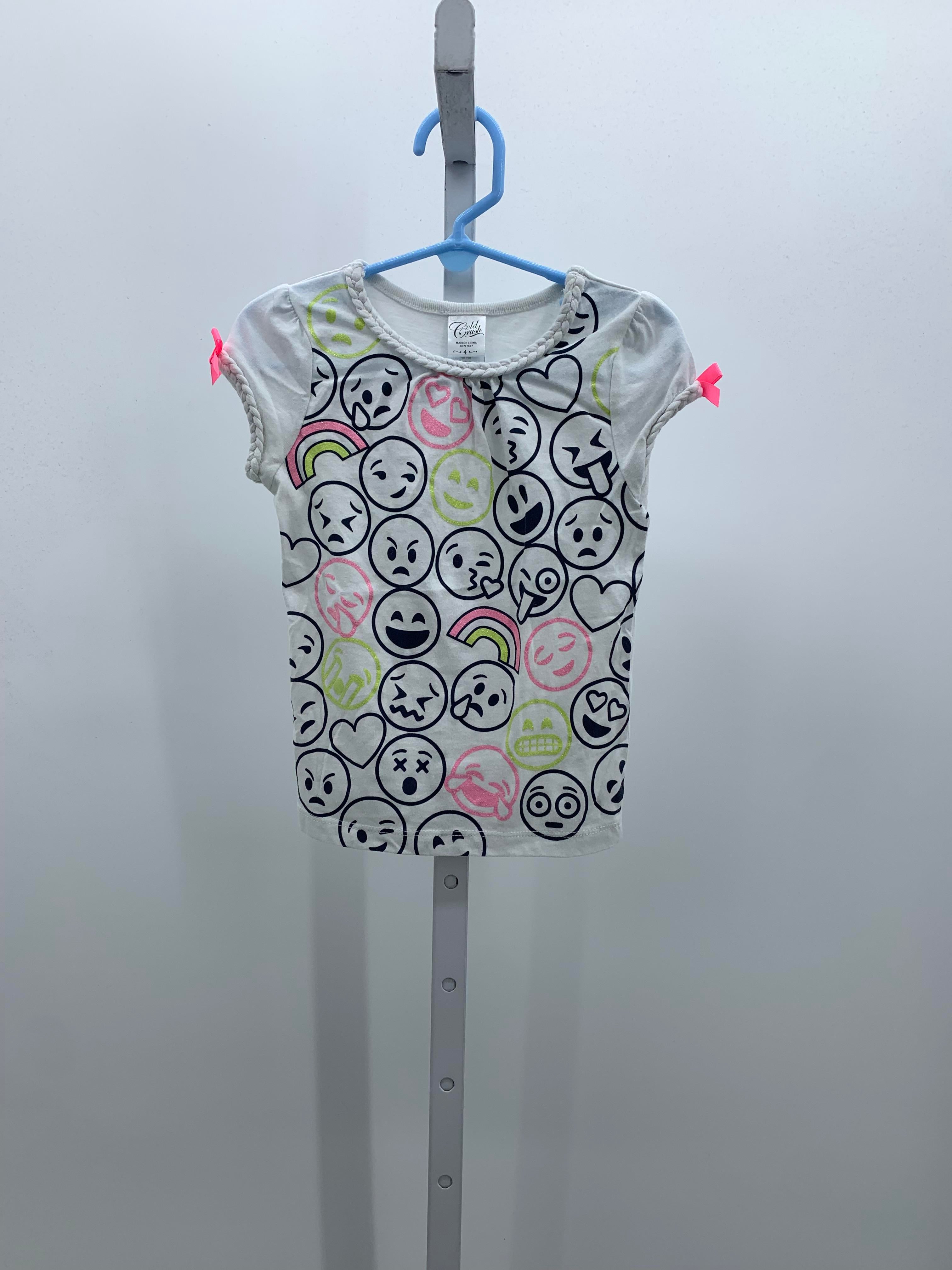 Cold Crush Size 4 Girls Short Sleeve Shirt