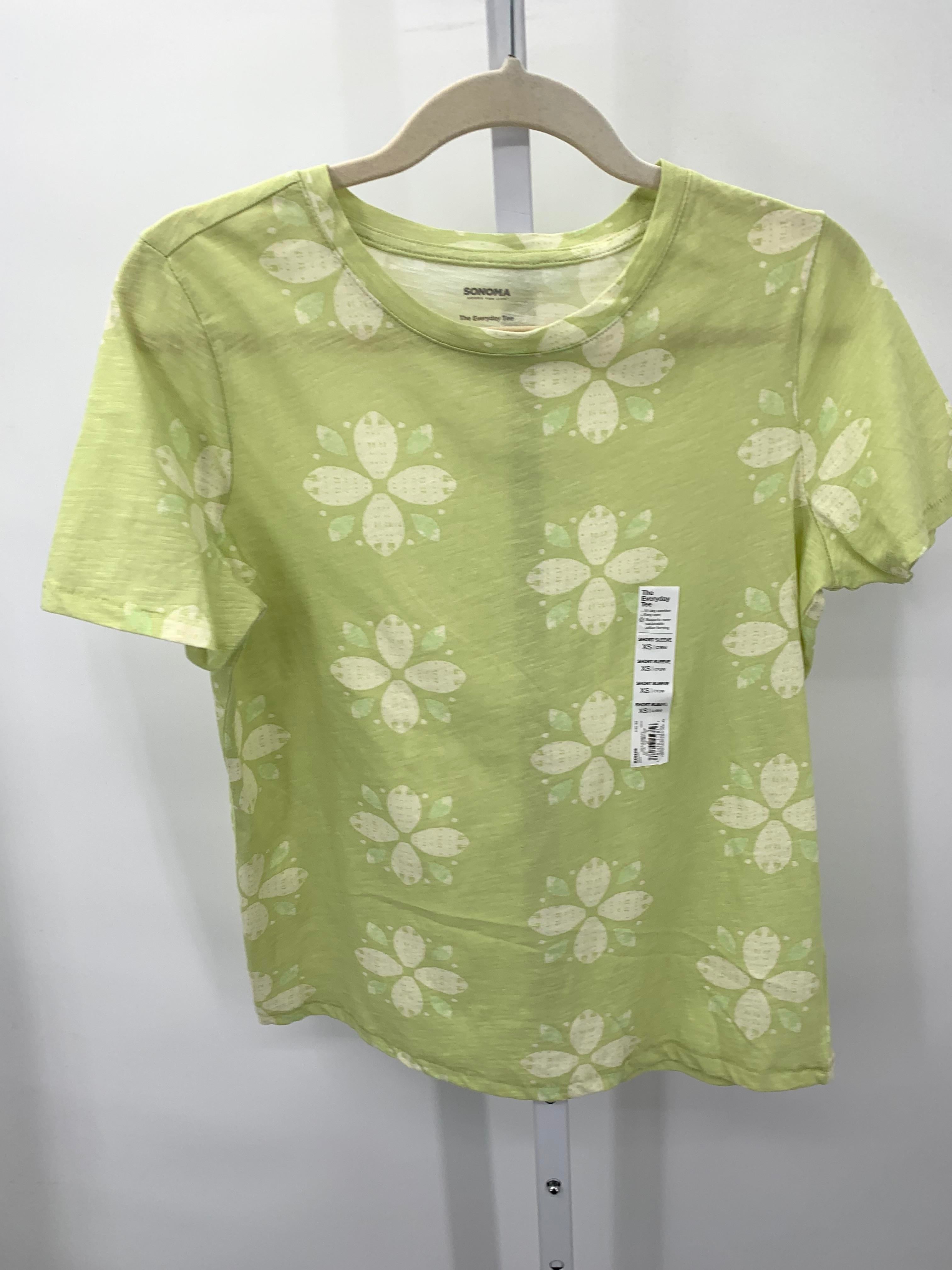 Sonoma Size X Small Misses Short Sleeve Shirt