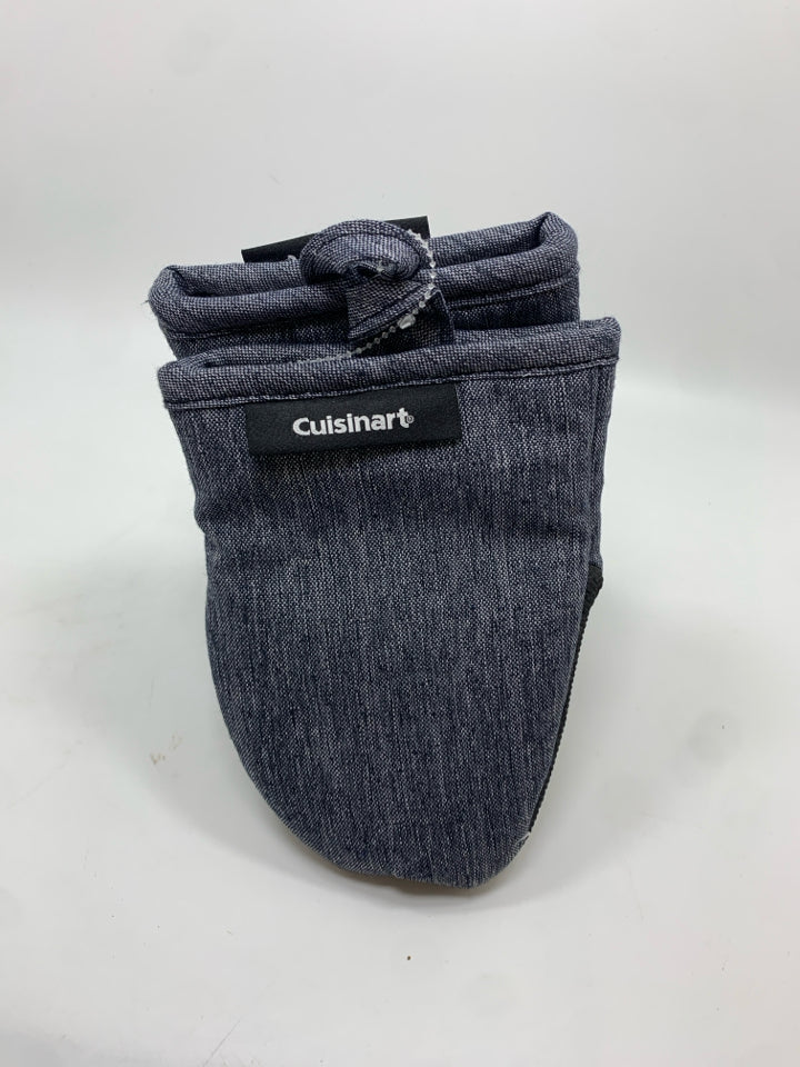 2 CUISINART GREY OVEN MITTS.