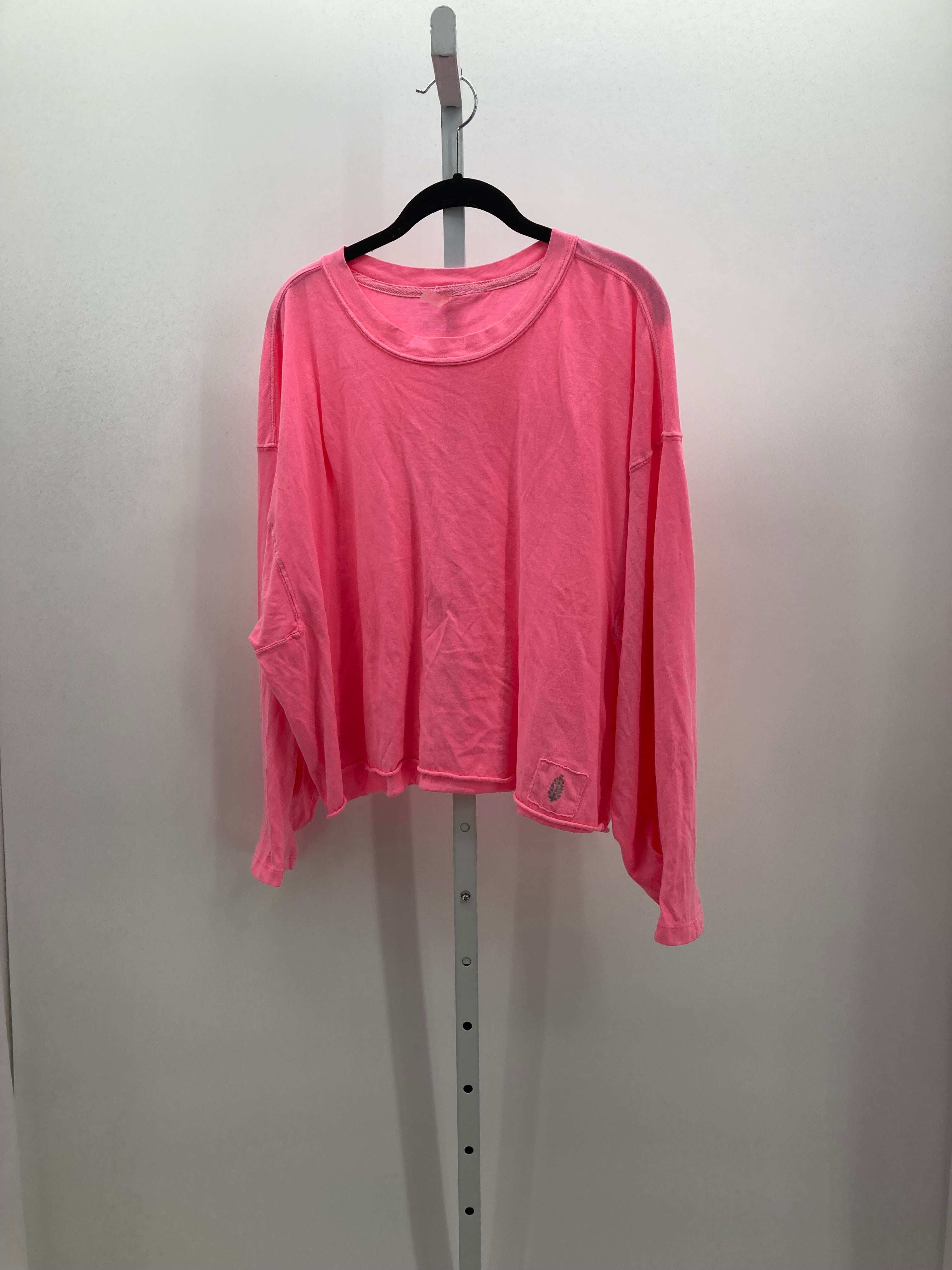 Free People Size Medium Misses Long Sleeve Shirt