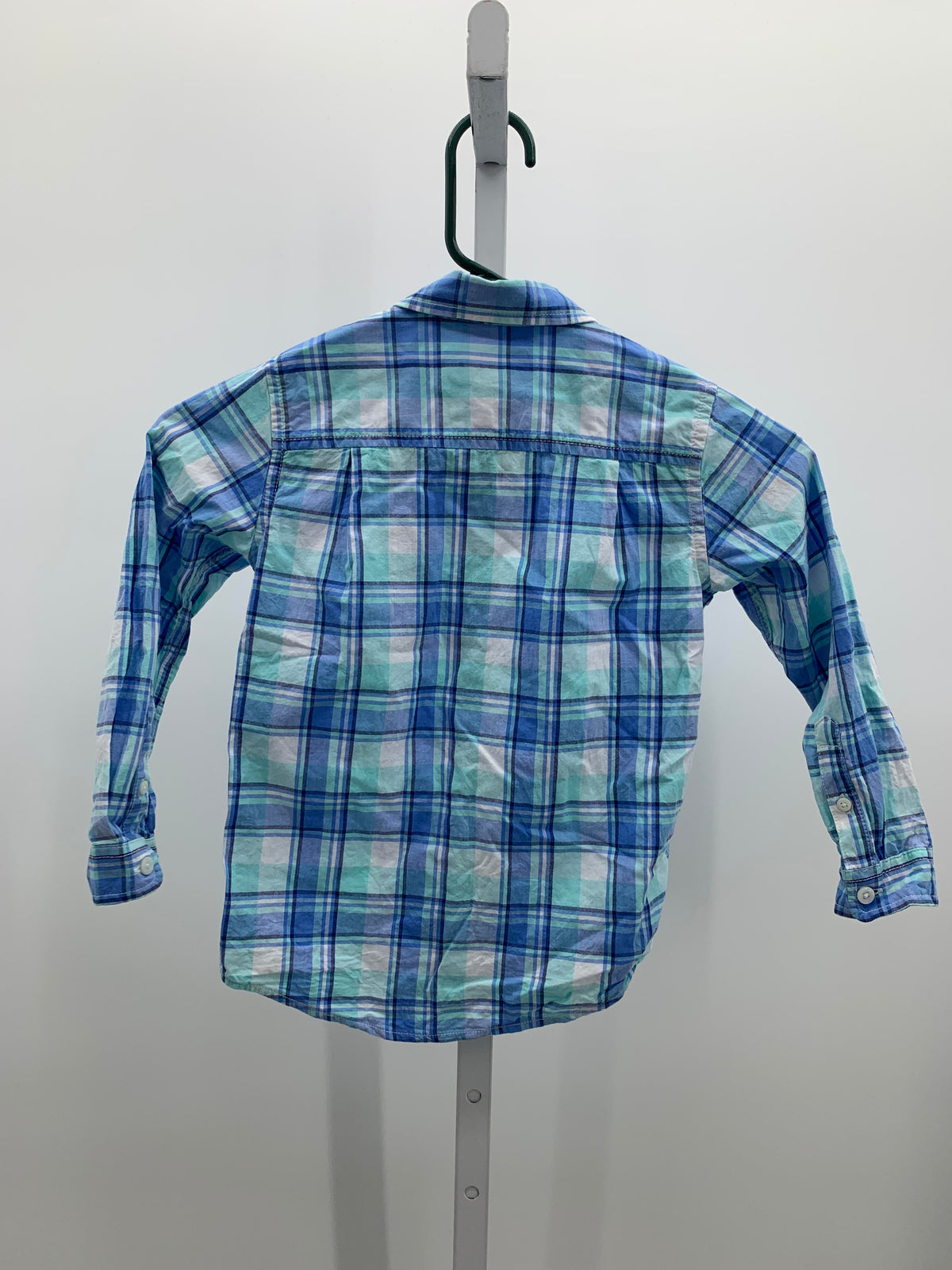 PLAID BTN DOWN