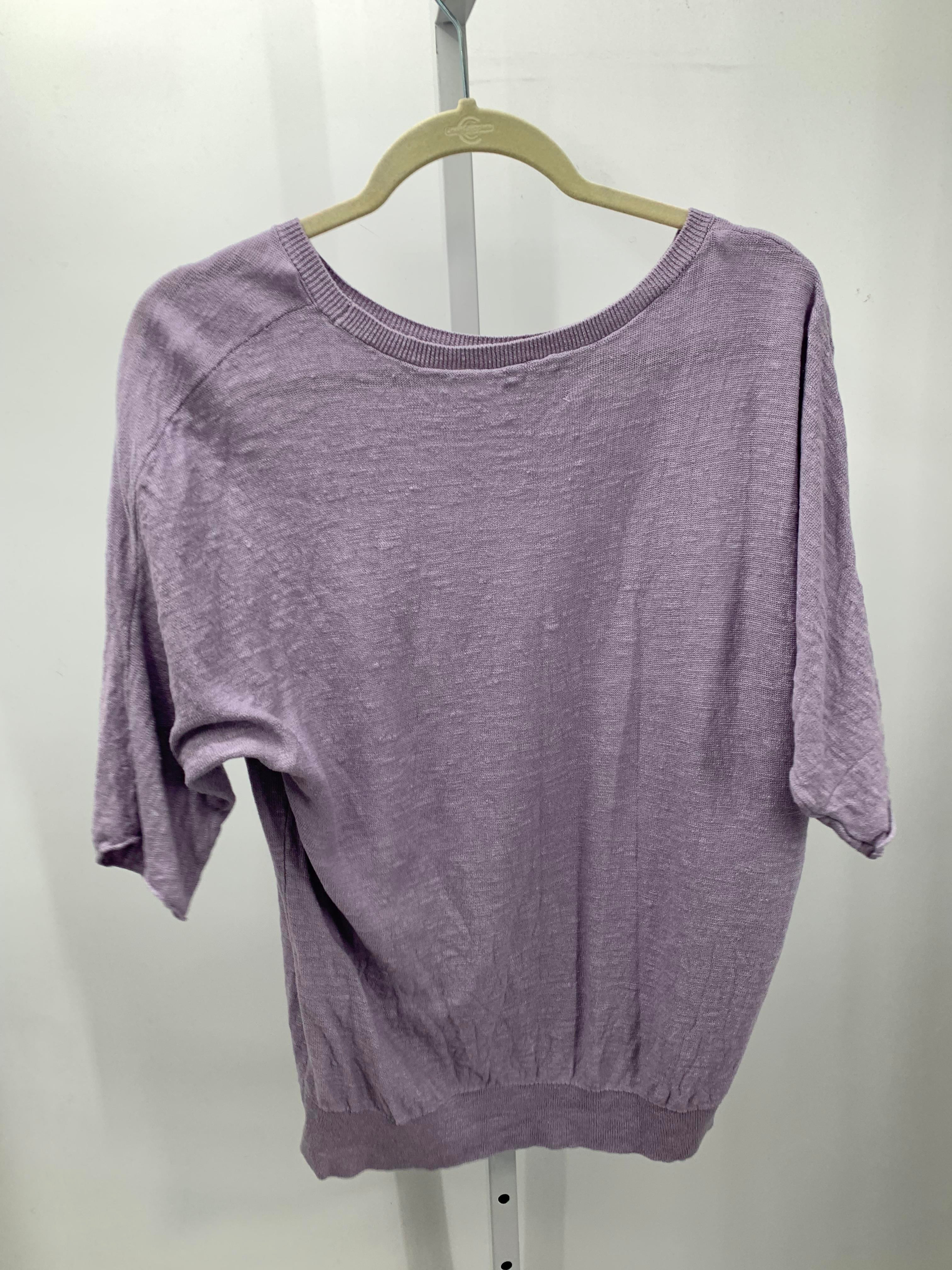 market & spruce Size Large Misses Short Slv Sweater