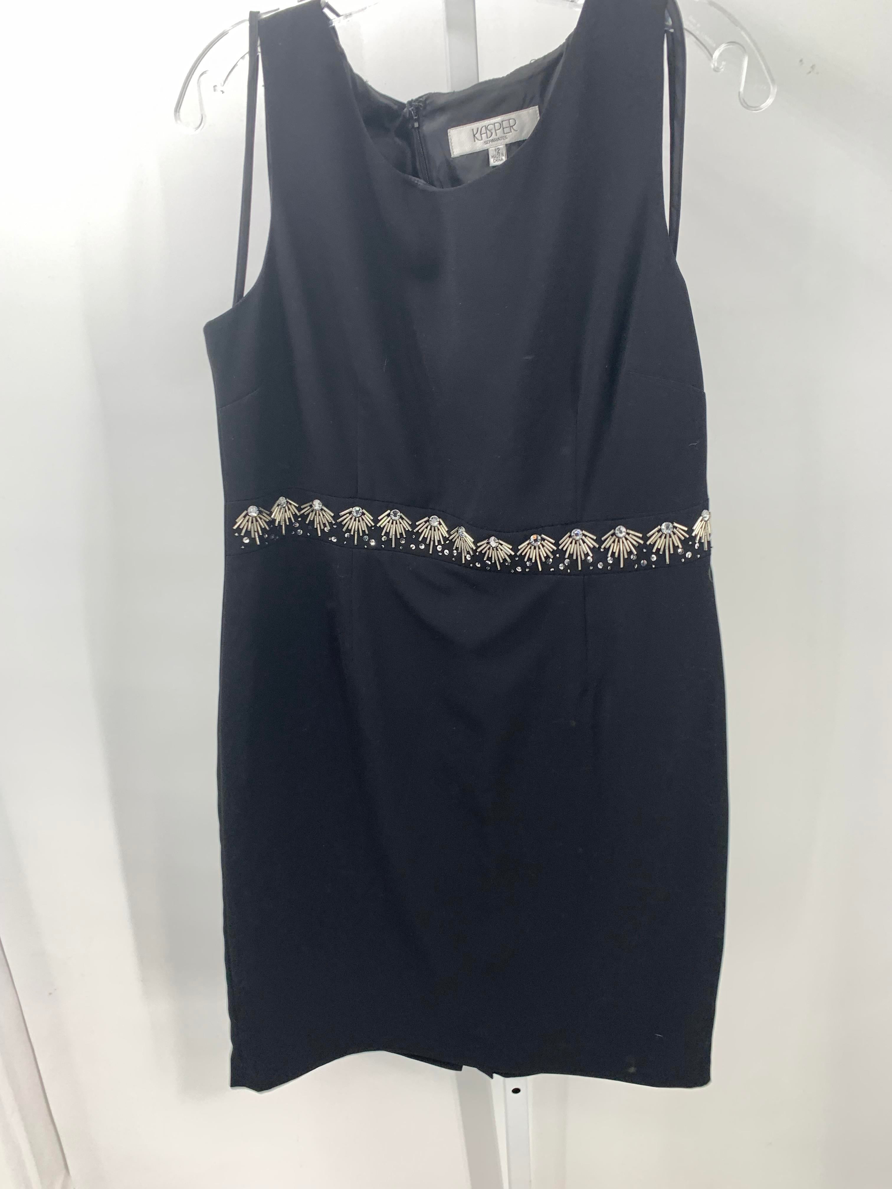 Kasper Size 12 Misses Sleeveless Dress