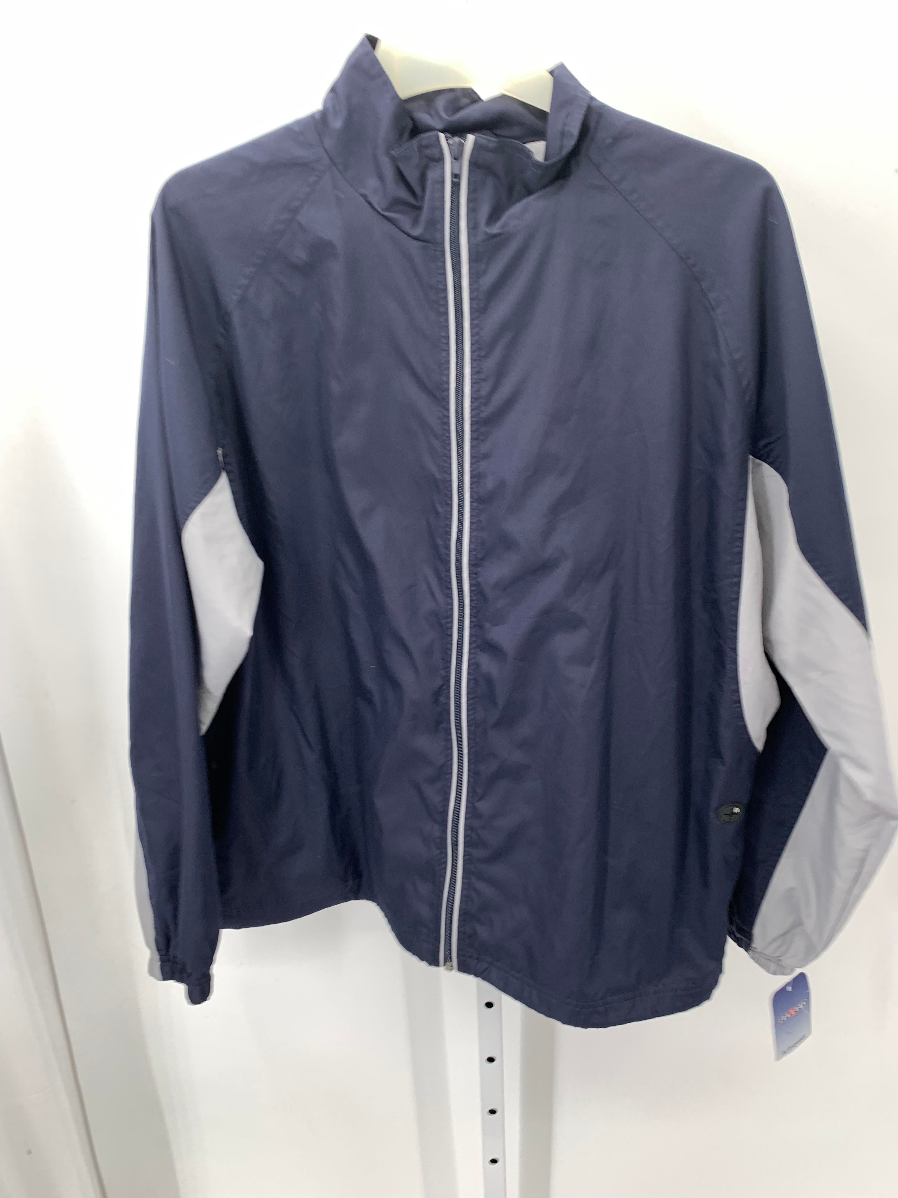 NEW GREY ZIP WINDBREAKER