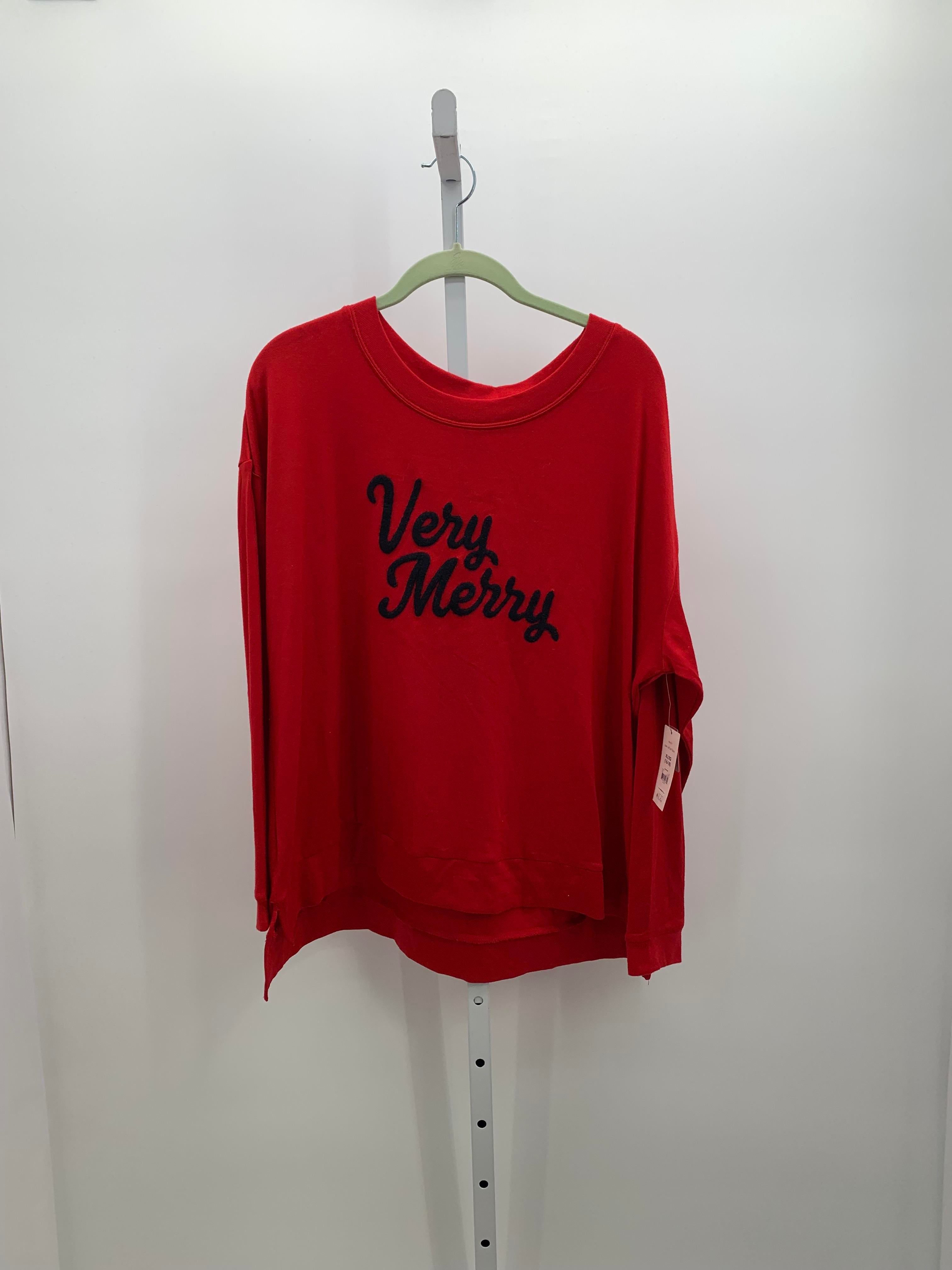 NEW LONG SLV SHIRT VERY MERRY