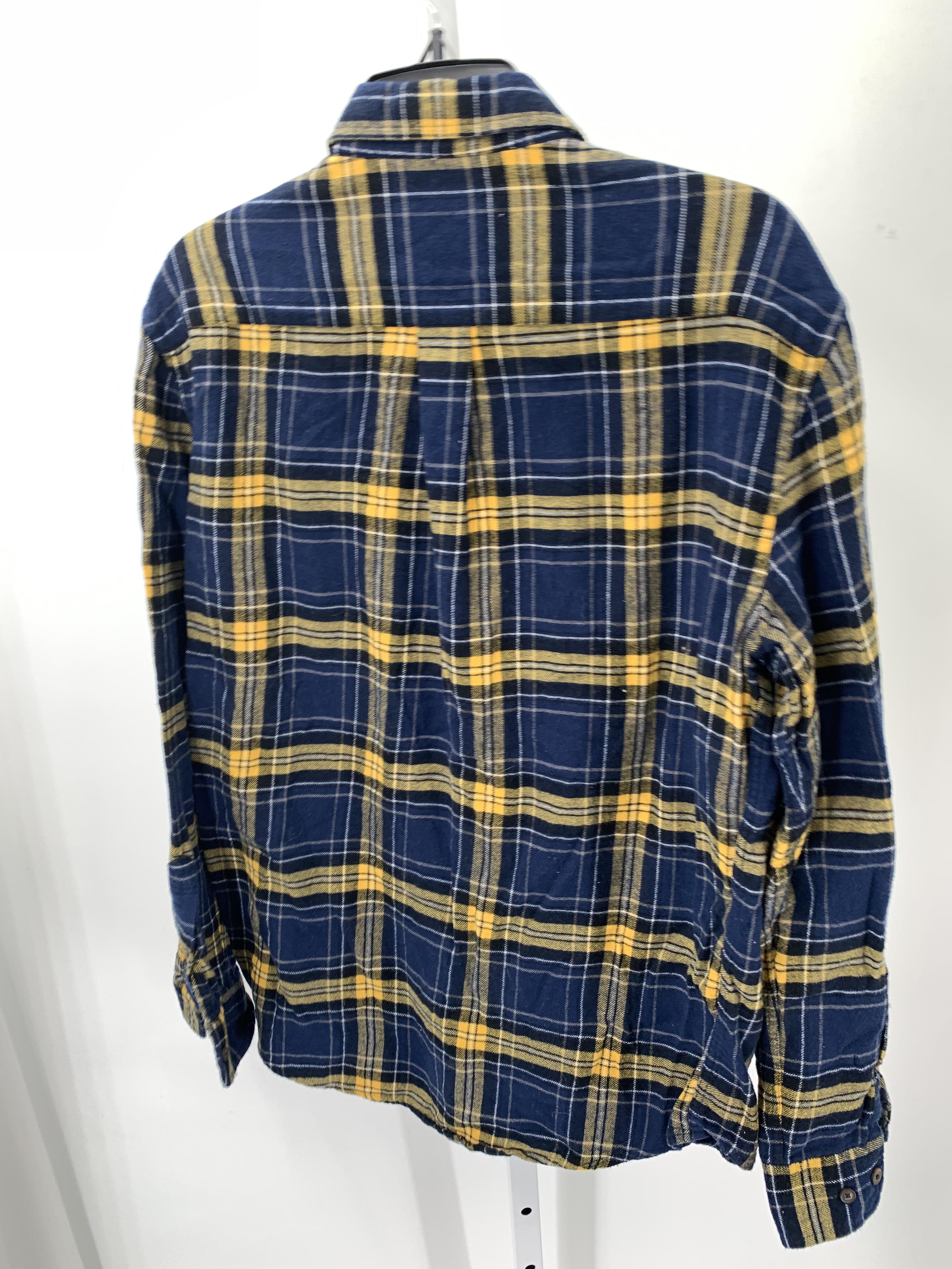 YELLOW PLAID BTN DOWN